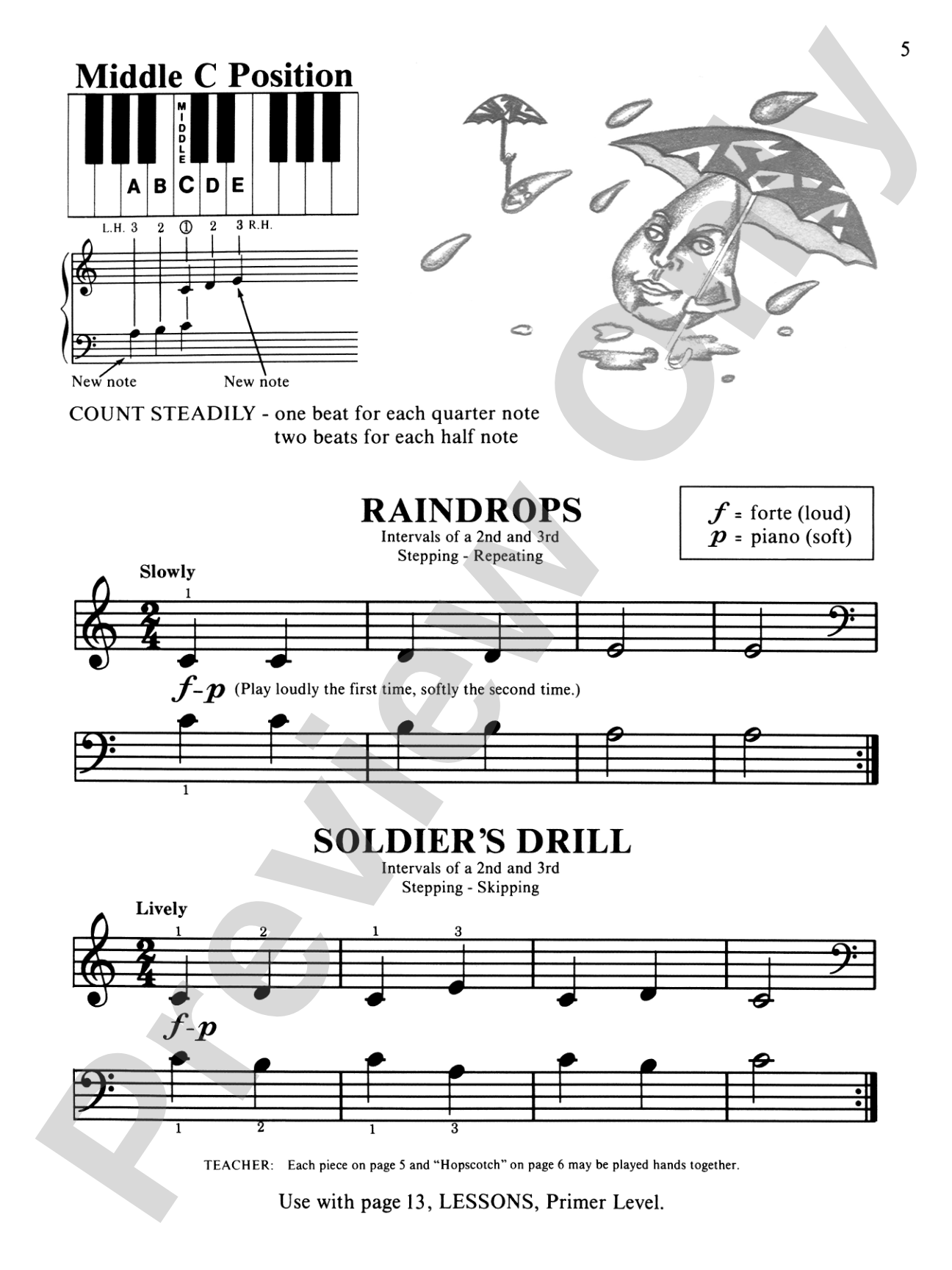 David Carr Glover Method for Piano: Technic, Primer: Piano