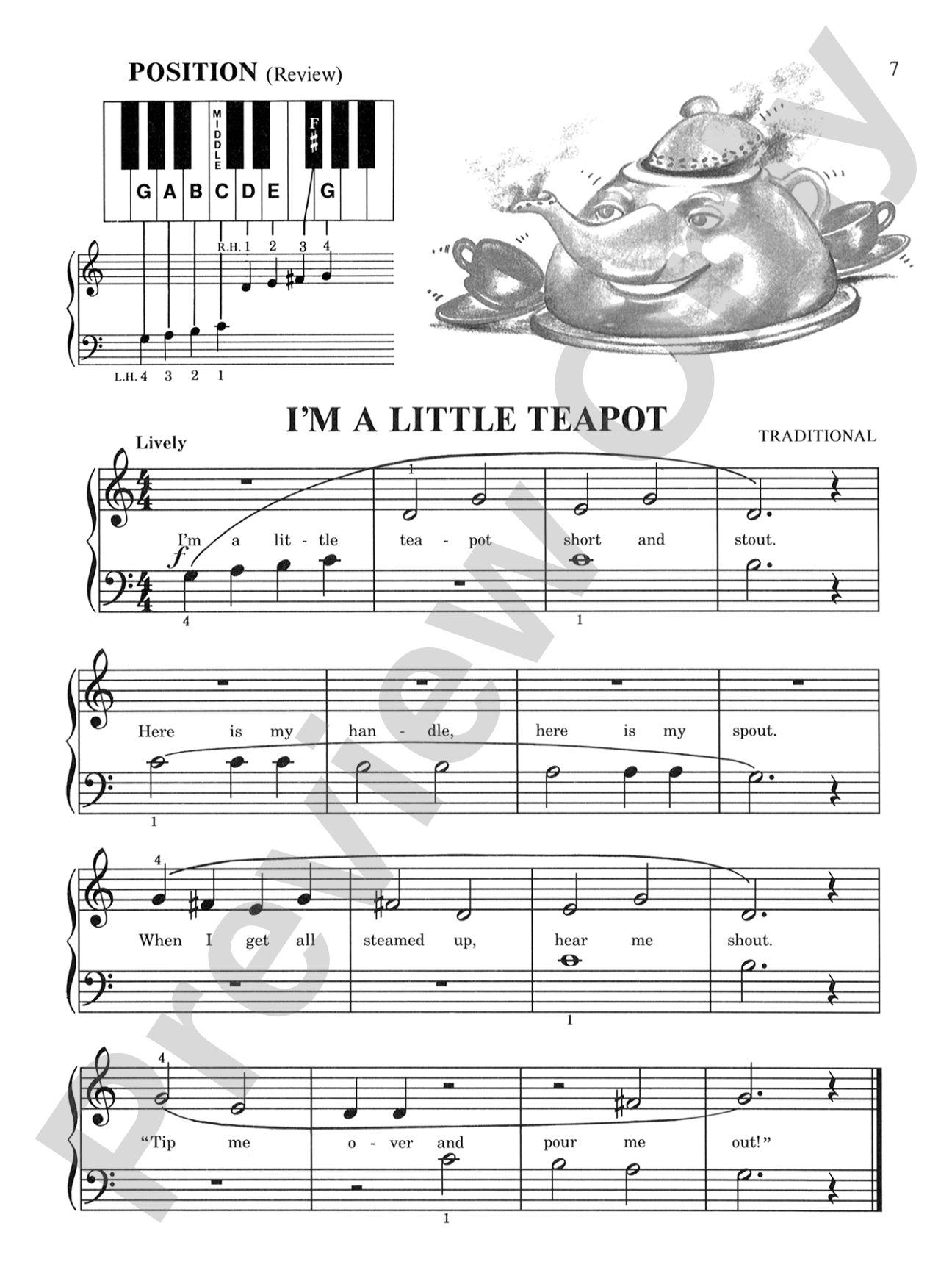 David Carr Glover Method for Piano: Lessons, Level 1: Piano