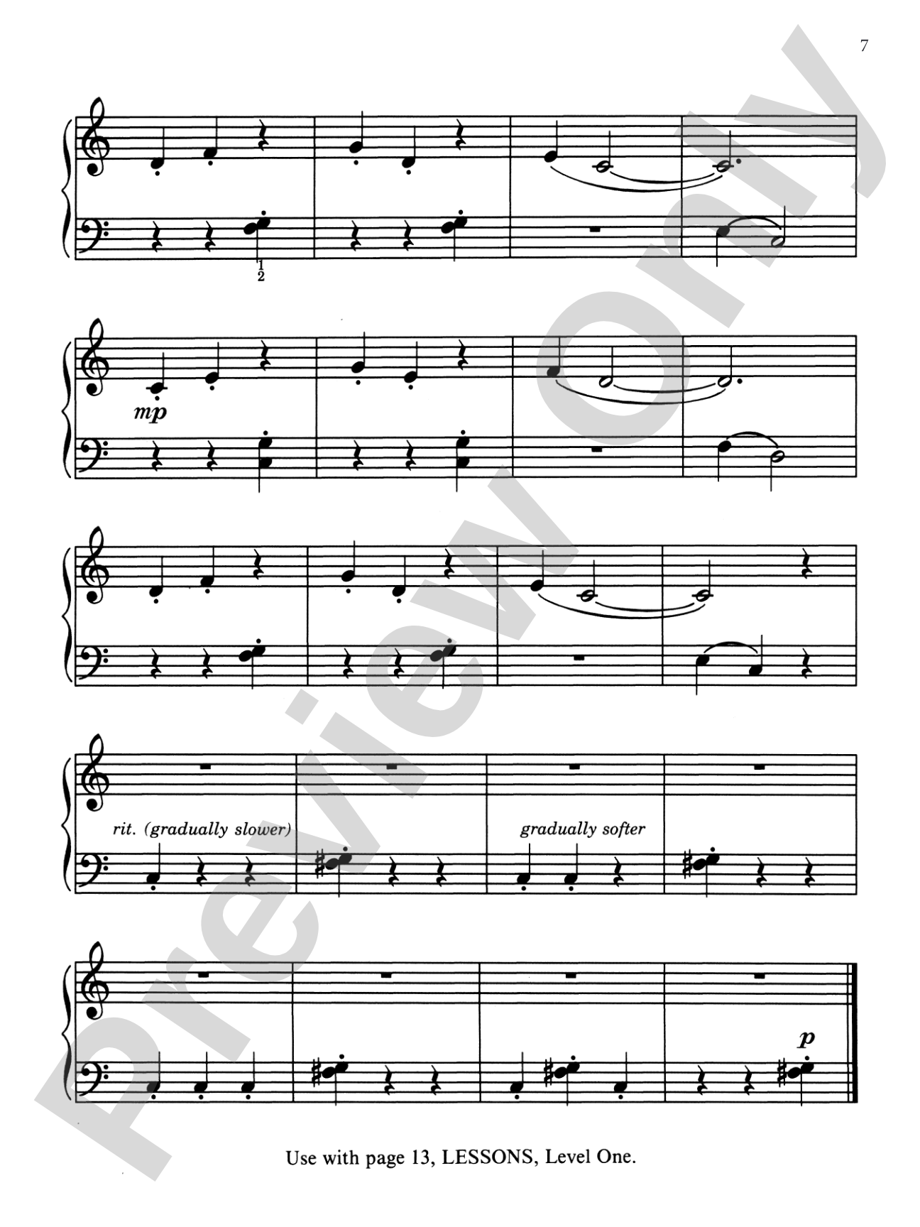 David Carr Glover Method for Piano: Performance, Level 1: Piano