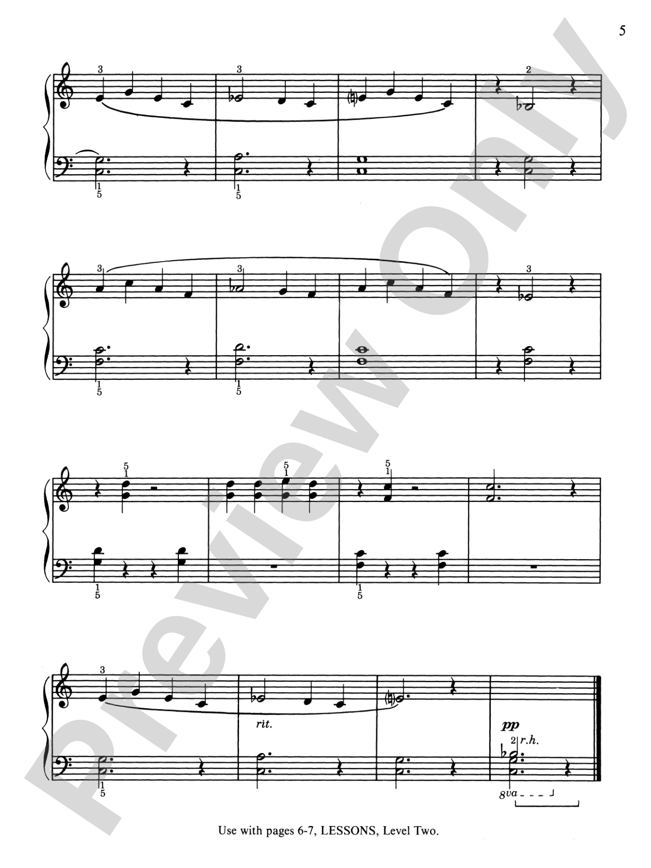 David Carr Glover Method for Piano: Performance, Level 2: Piano