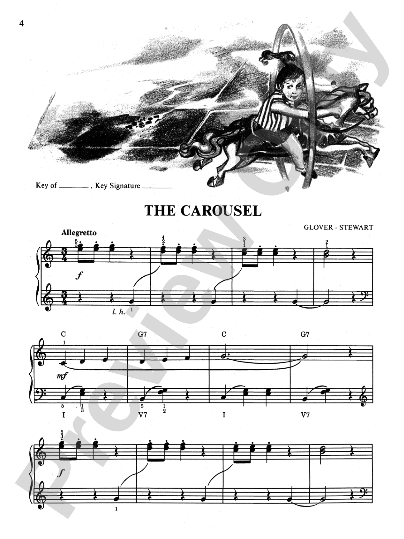 David Carr Glover Method for Piano: Lessons, Level 3: Piano