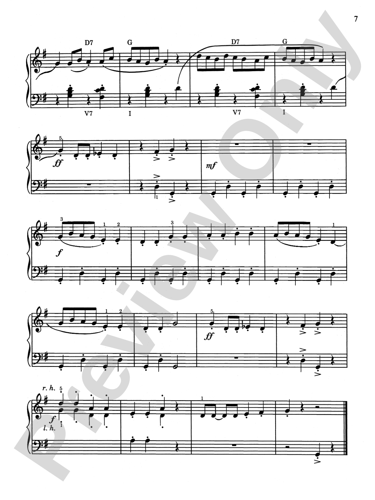 David Carr Glover Method for Piano: Lessons, Level 3: Piano