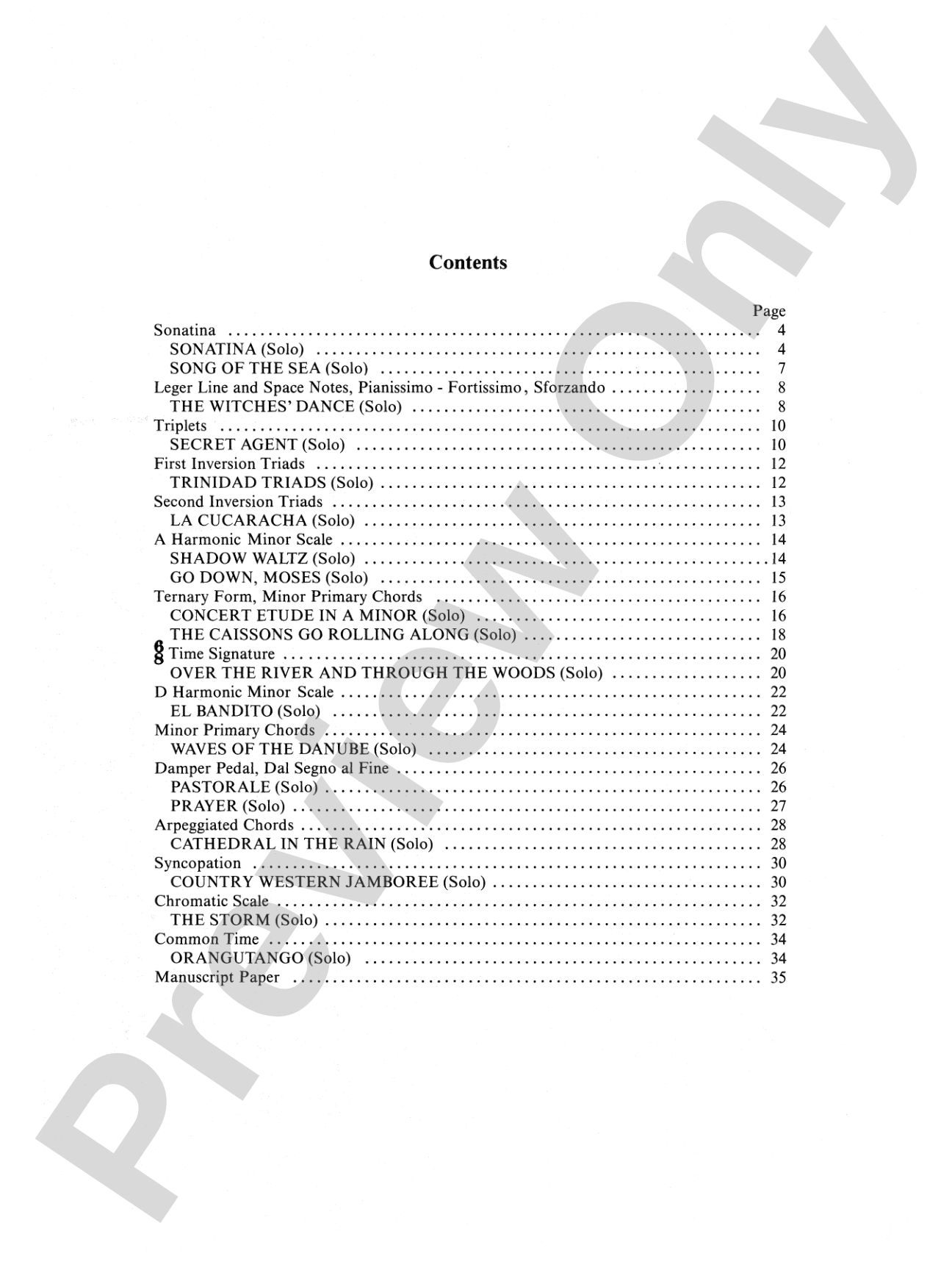 David Carr Glover Method for Piano: Performance, Level 3: Piano
