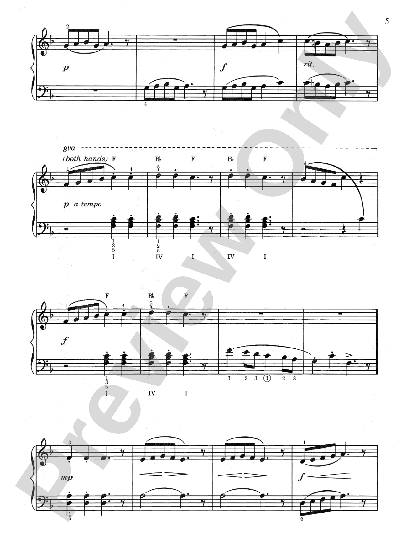 David Carr Glover Method for Piano: Performance, Level 3: Piano