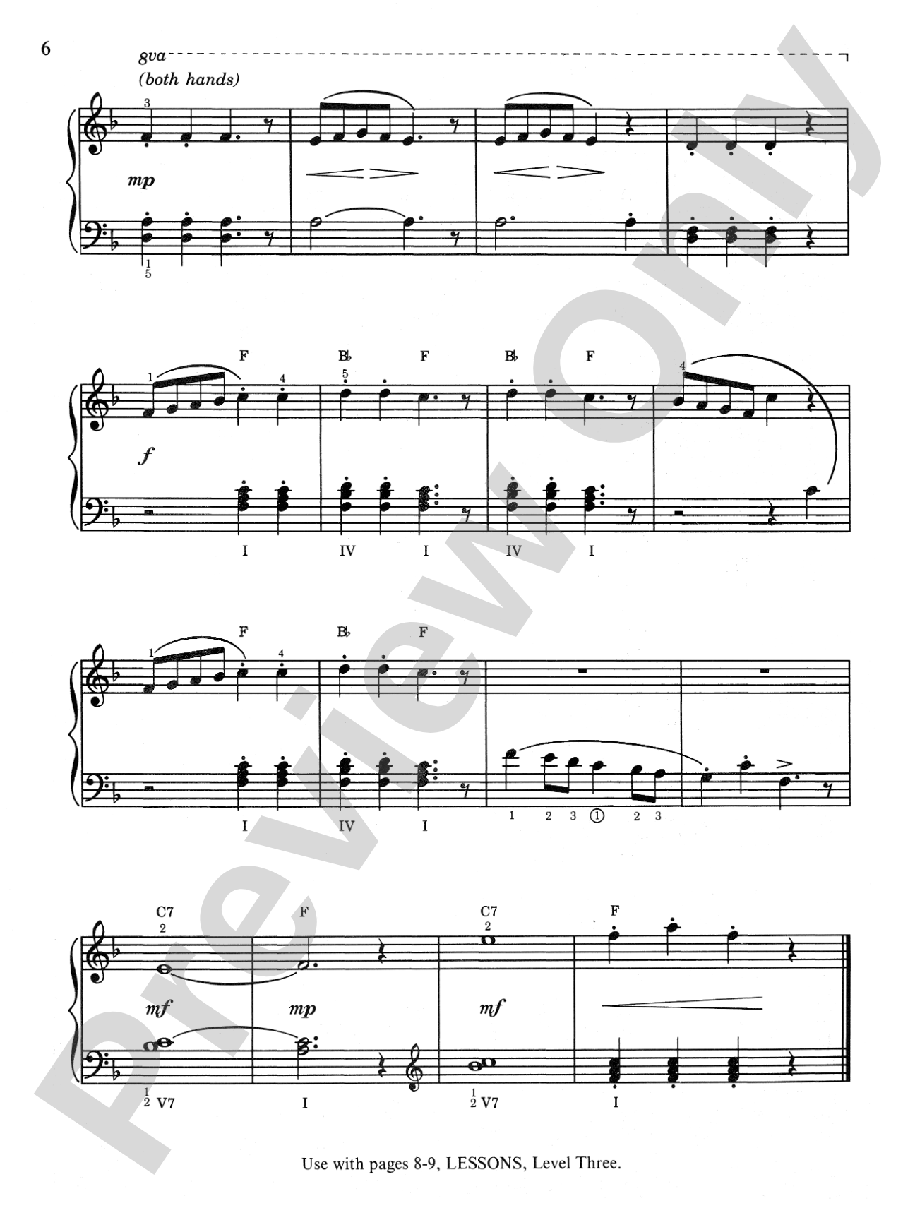 David Carr Glover Method for Piano: Performance, Level 3: Piano