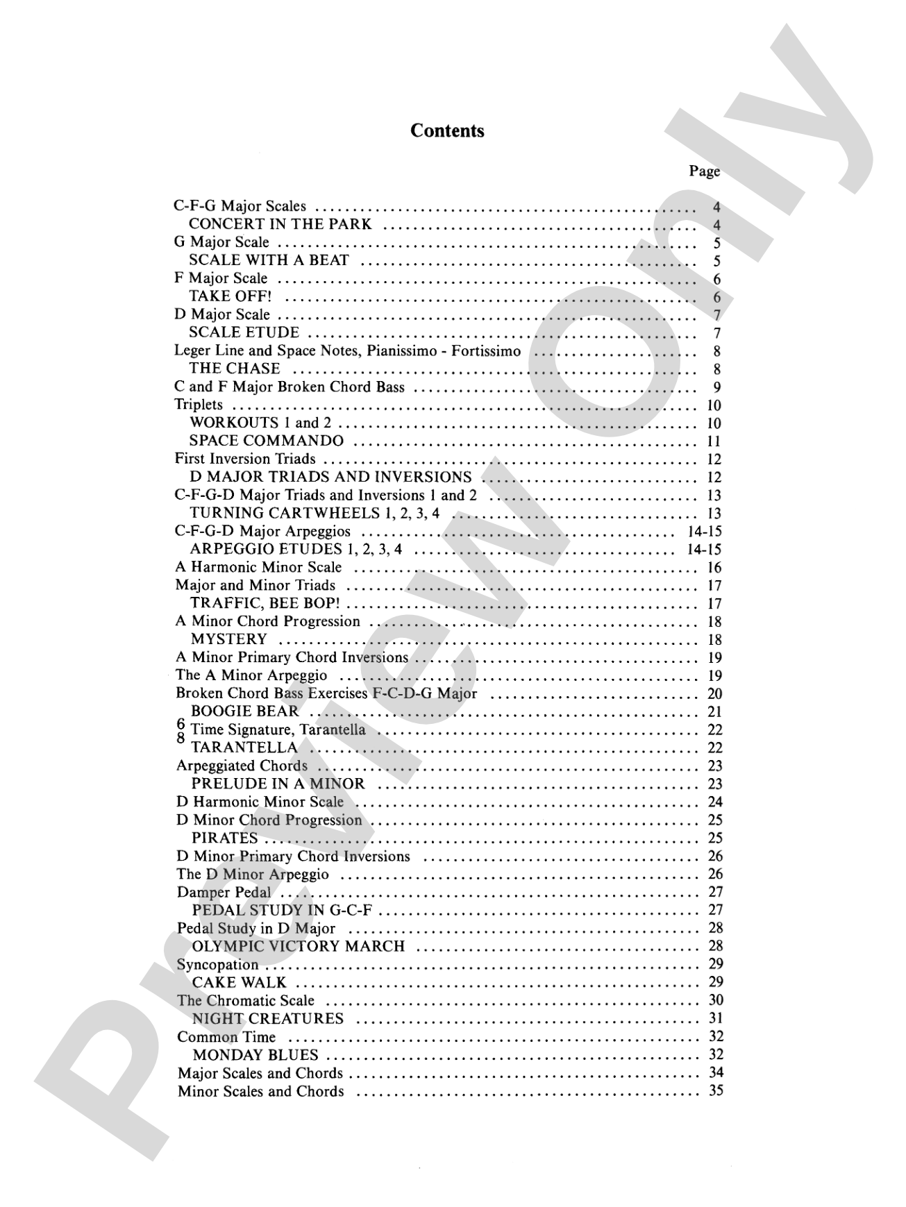David Carr Glover Method for Piano: Technic, Level 3: Piano
