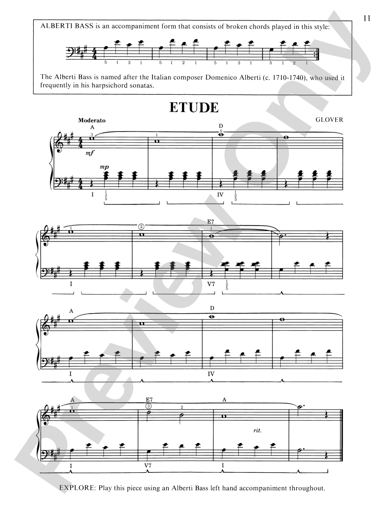 David Carr Glover Method for Piano: Lessons, Level 4: Piano