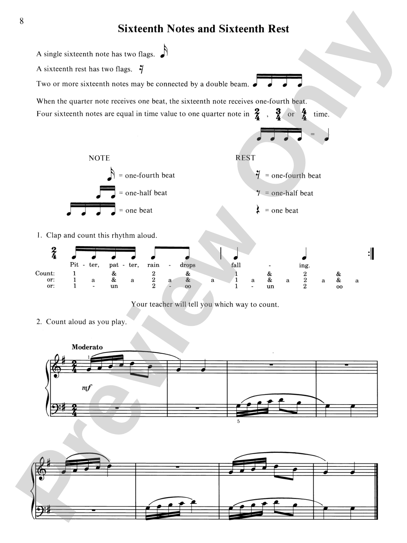 David Carr Glover Method for Piano: Lessons, Level 4: Piano