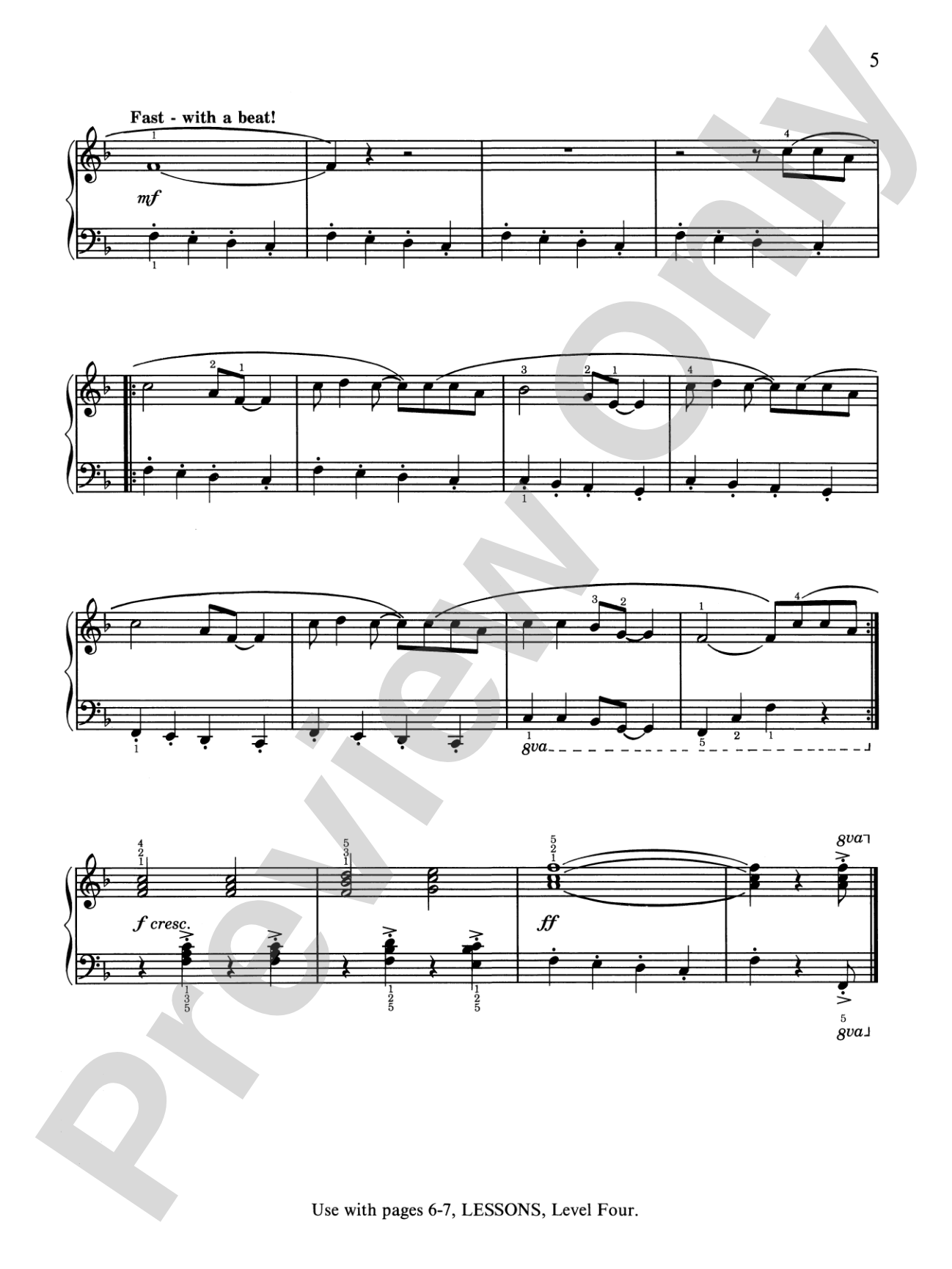 David Carr Glover Method for Piano: Performance, Level 4: Piano