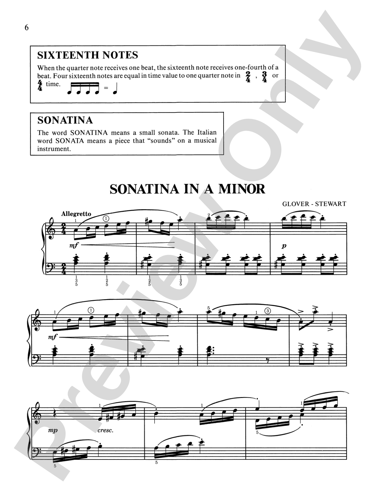 David Carr Glover Method for Piano: Performance, Level 4: Piano