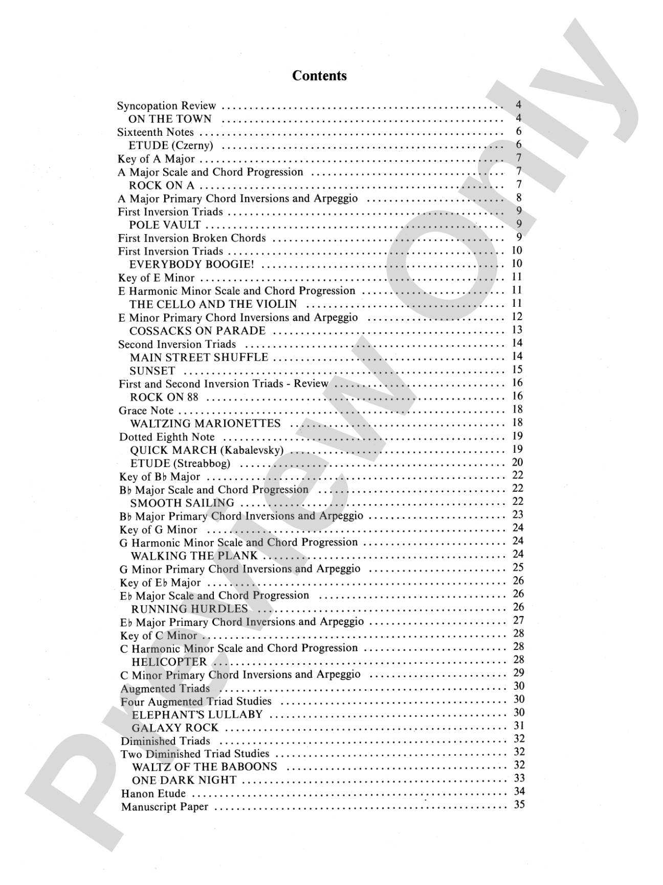 David Carr Glover Method for Piano: Technic, Level 4: Piano