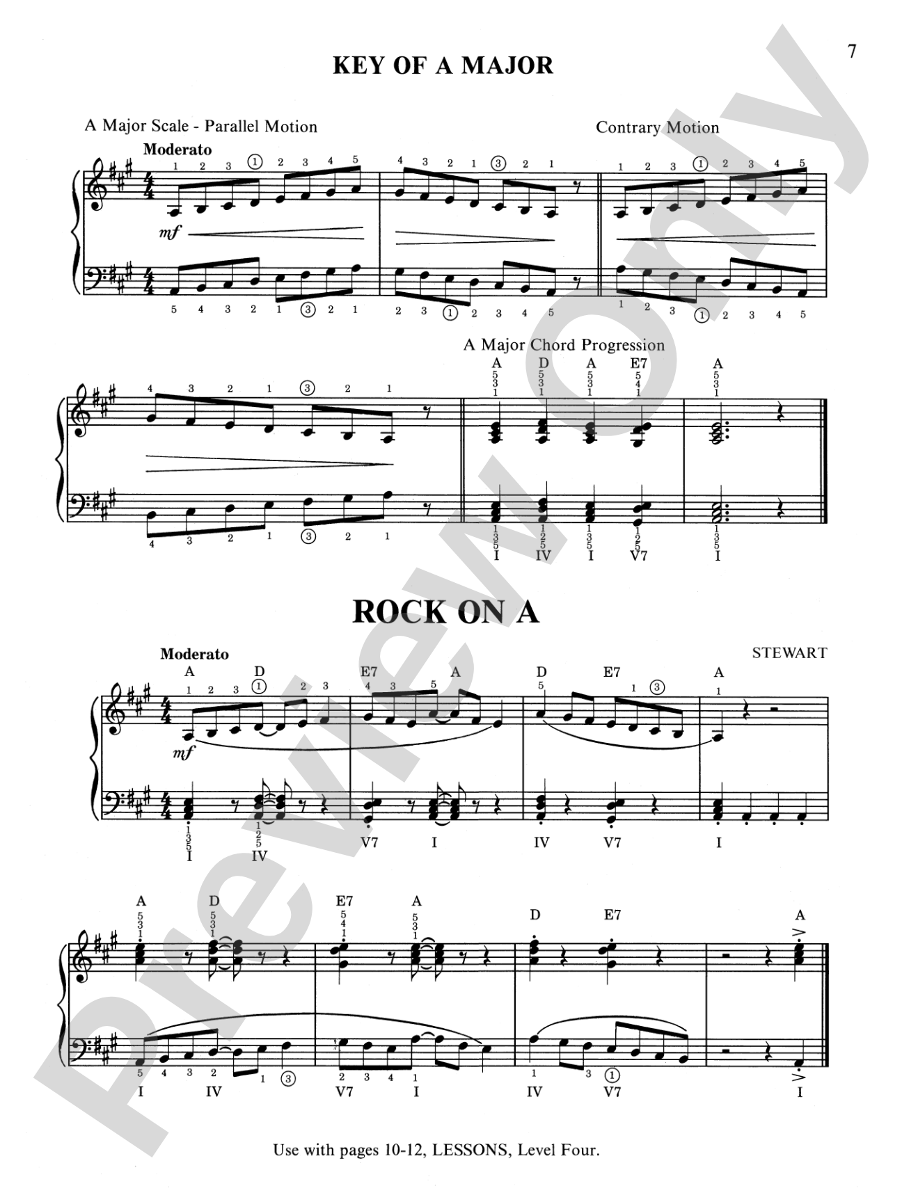 David Carr Glover Method for Piano: Technic, Level 4: Piano