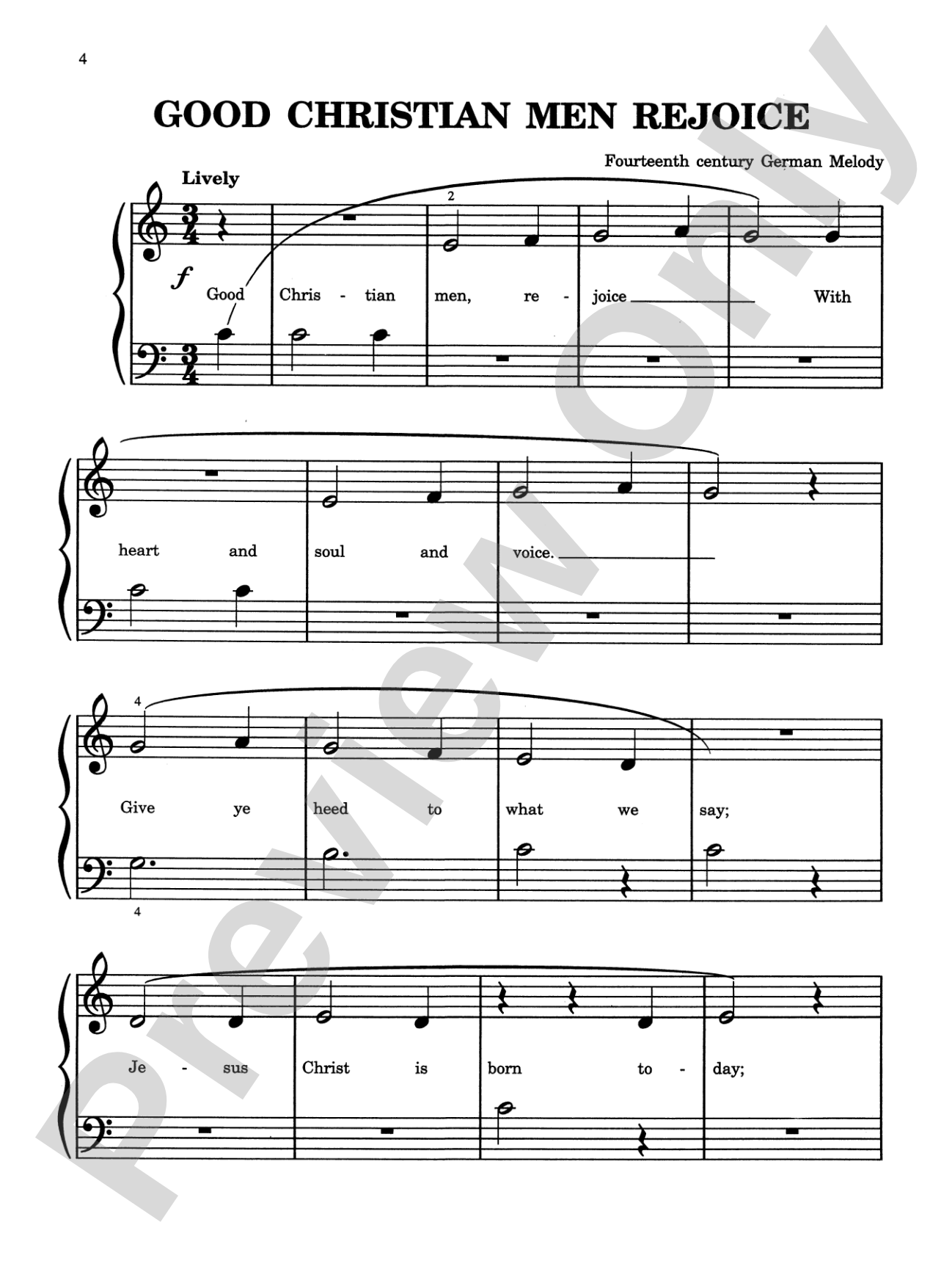 David Carr Glover Method for Piano: Christmas at the Piano, Level 1: Piano