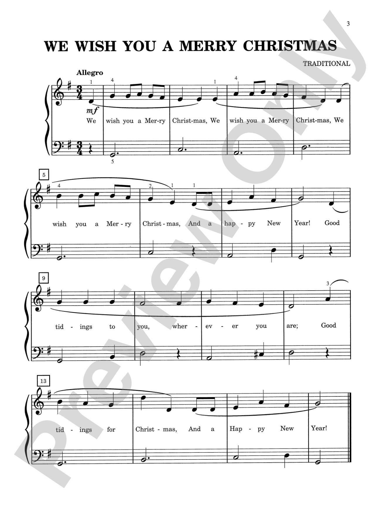 David Carr Glover Method for Piano: Christmas at the Piano, Level 3: Piano