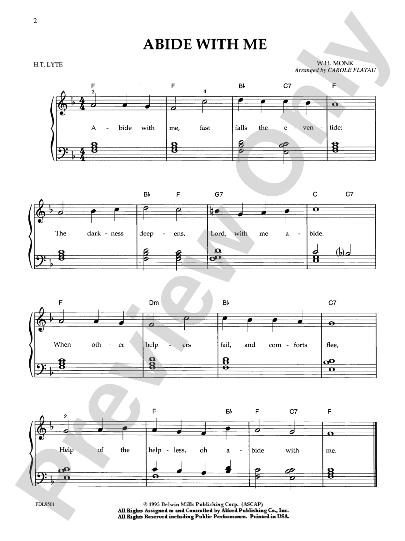 David Carr Glover Method for Piano: Hymns with Chords, Level 2: Piano
