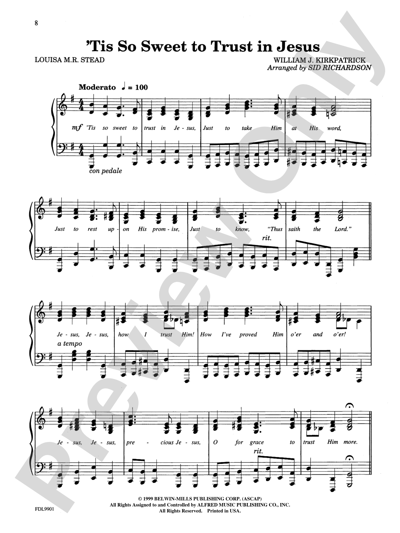 More Reflections on Gospel Songs: Piano Solo Arrangements of Gospel Favorites: Piano