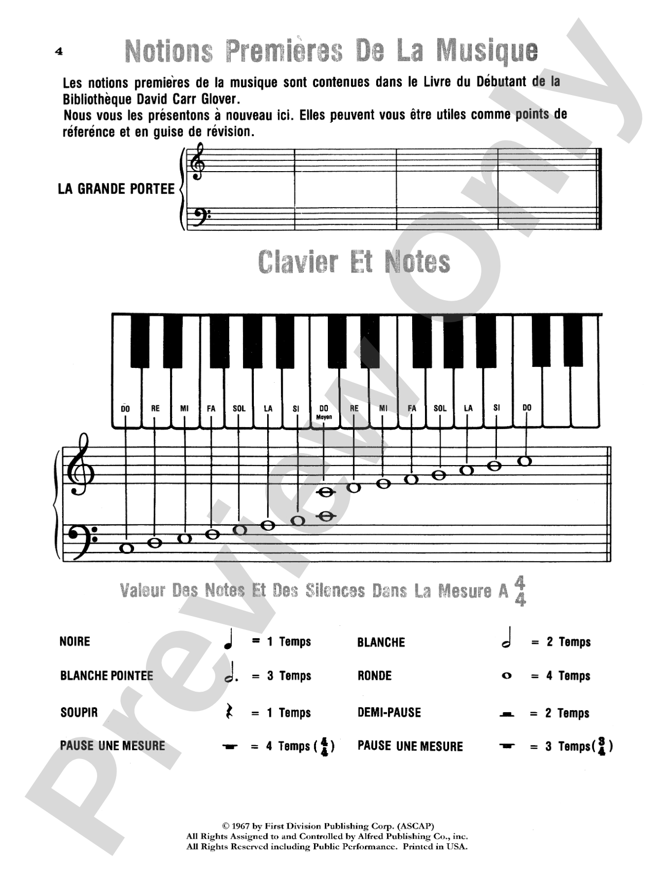 Piano Student (French Edition), Level 1: Piano