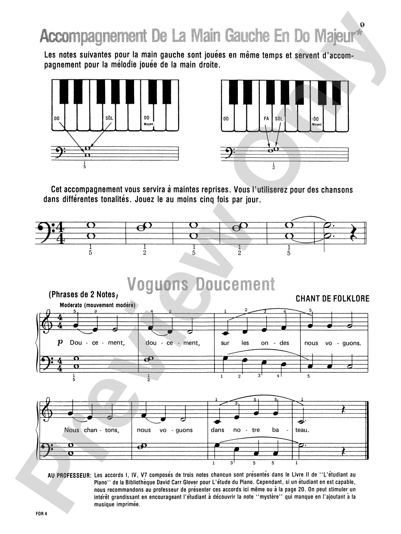 Piano Student (French Edition), Level 1: Piano