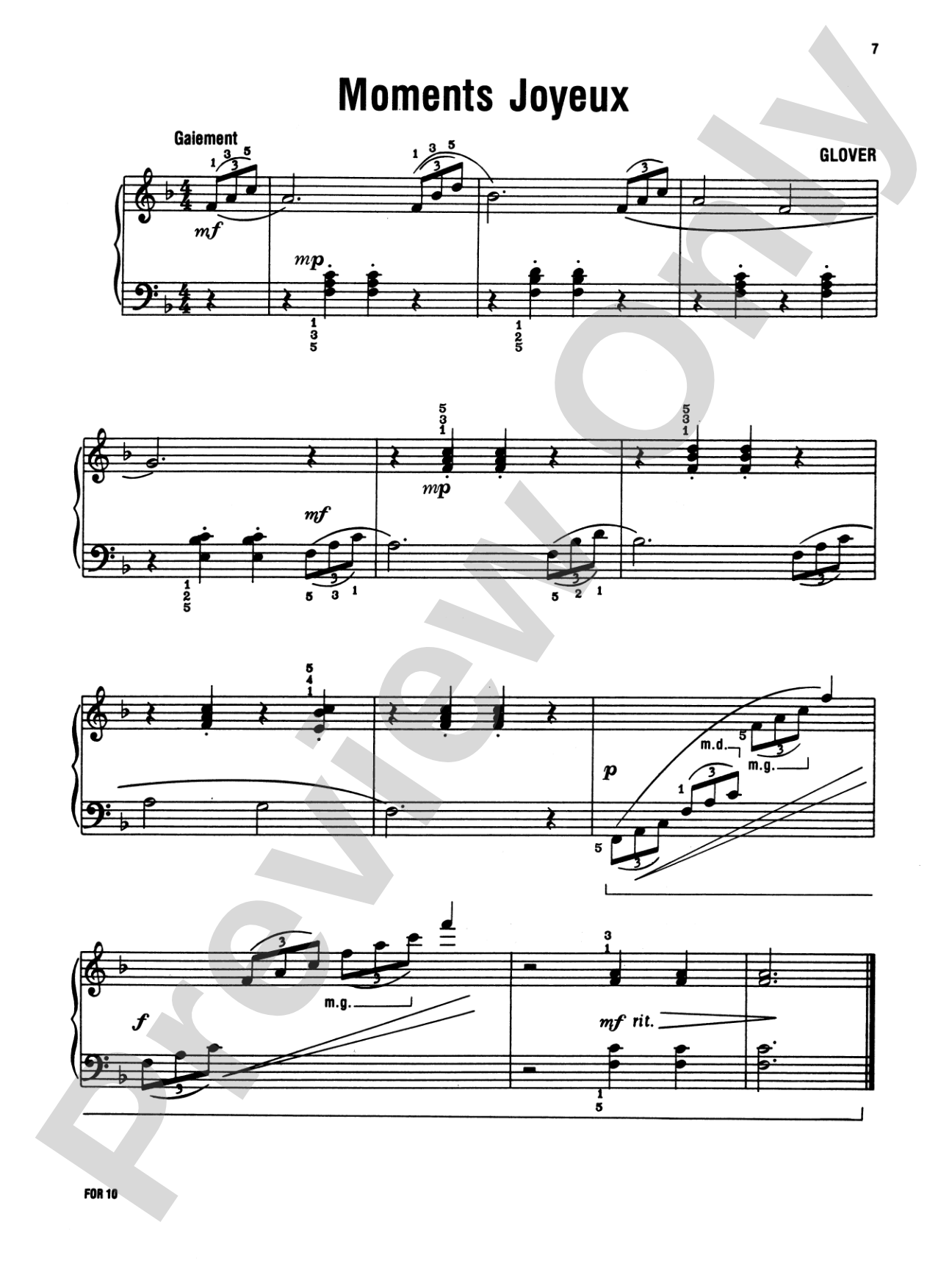 Piano Student (French Edition), Level 3: Piano