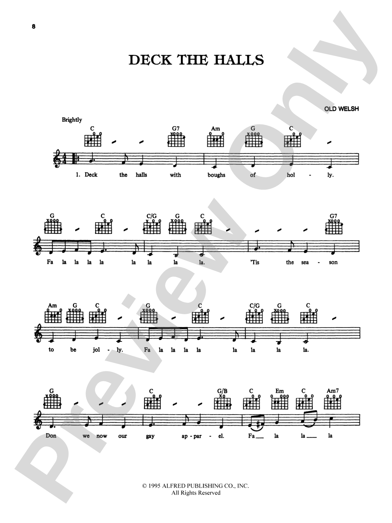 Christmas Favorites: Solo Guitar
