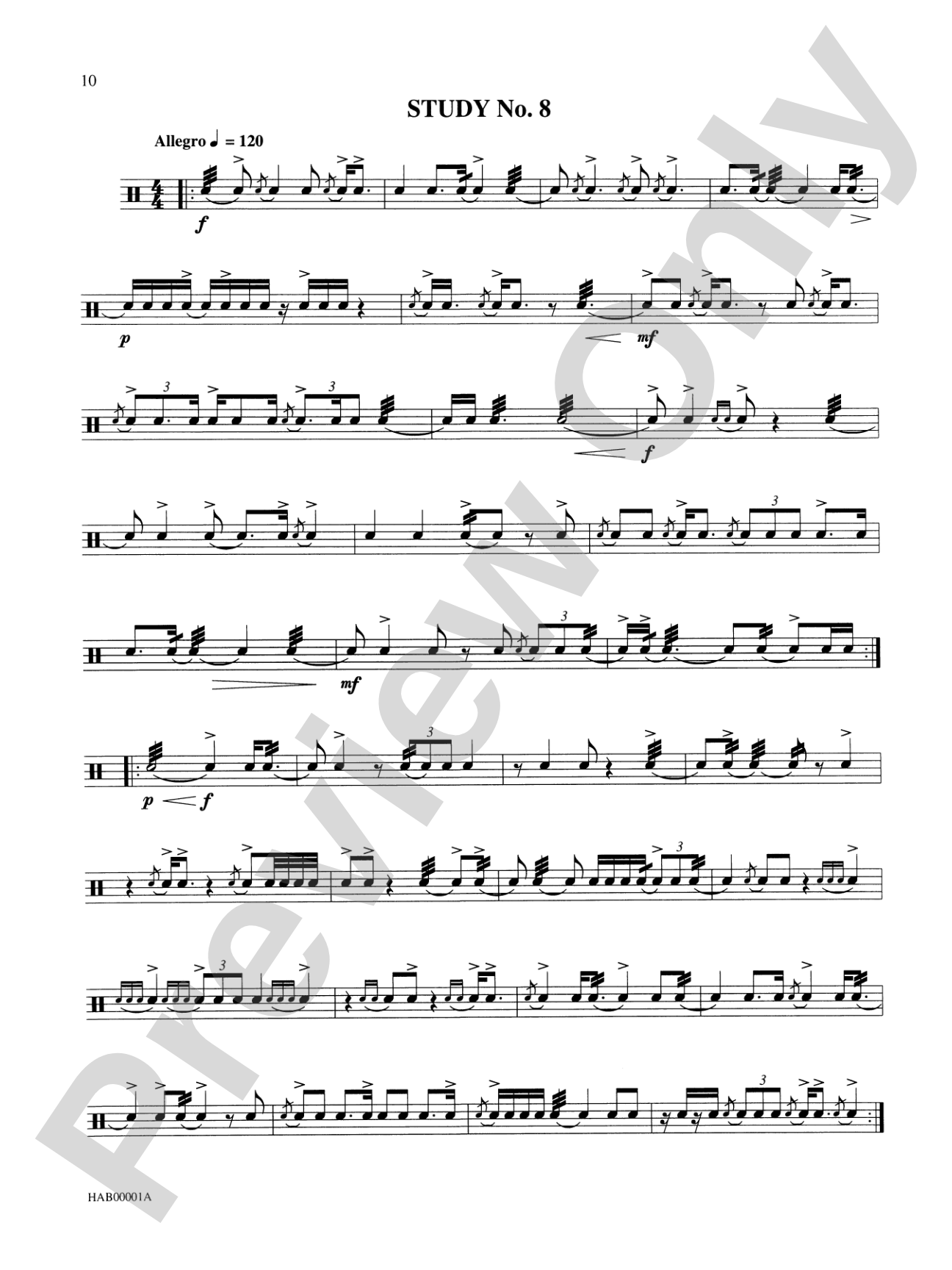 Contemporary Studies for the Snare Drum