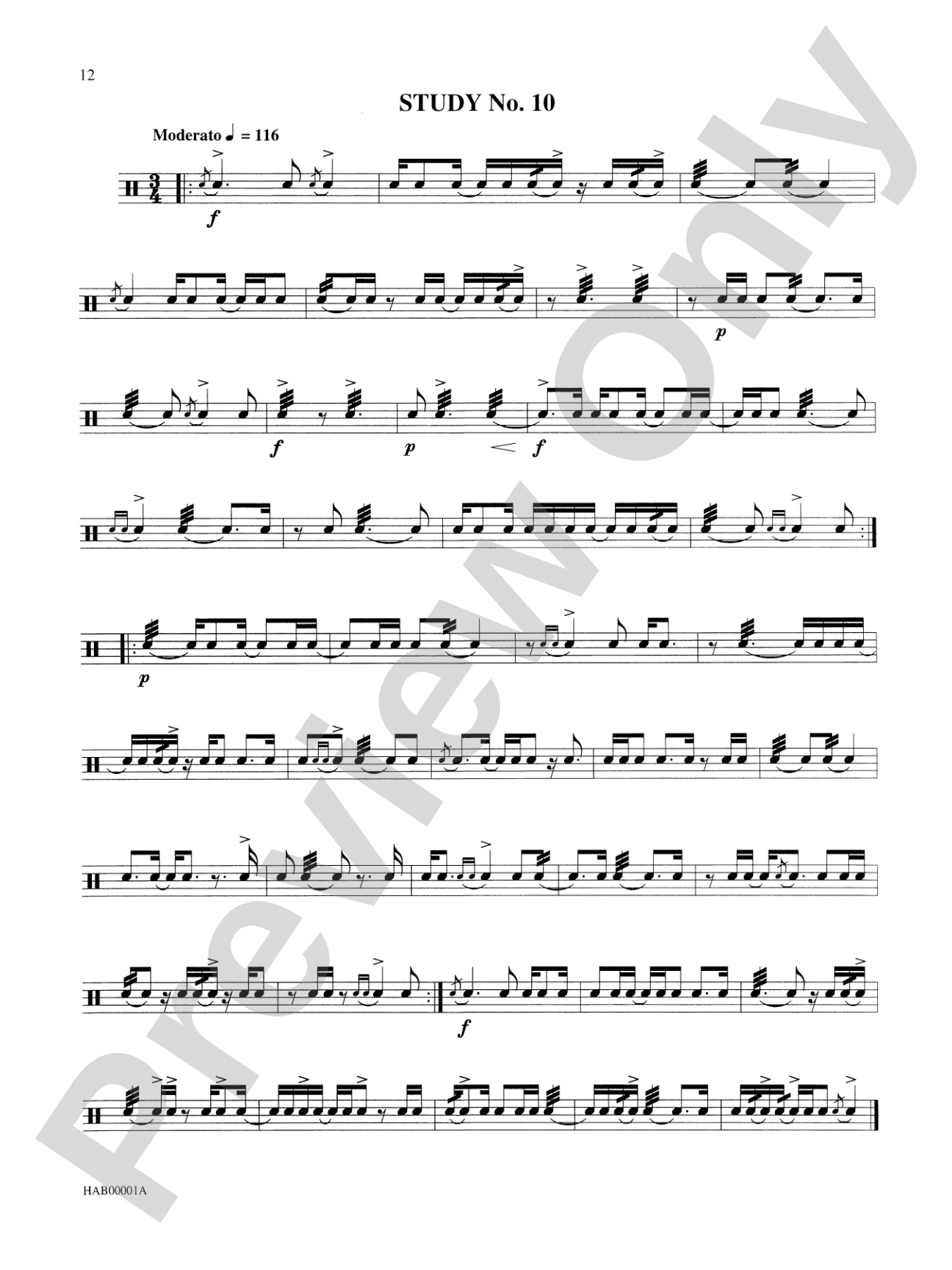 Contemporary Studies for the Snare Drum