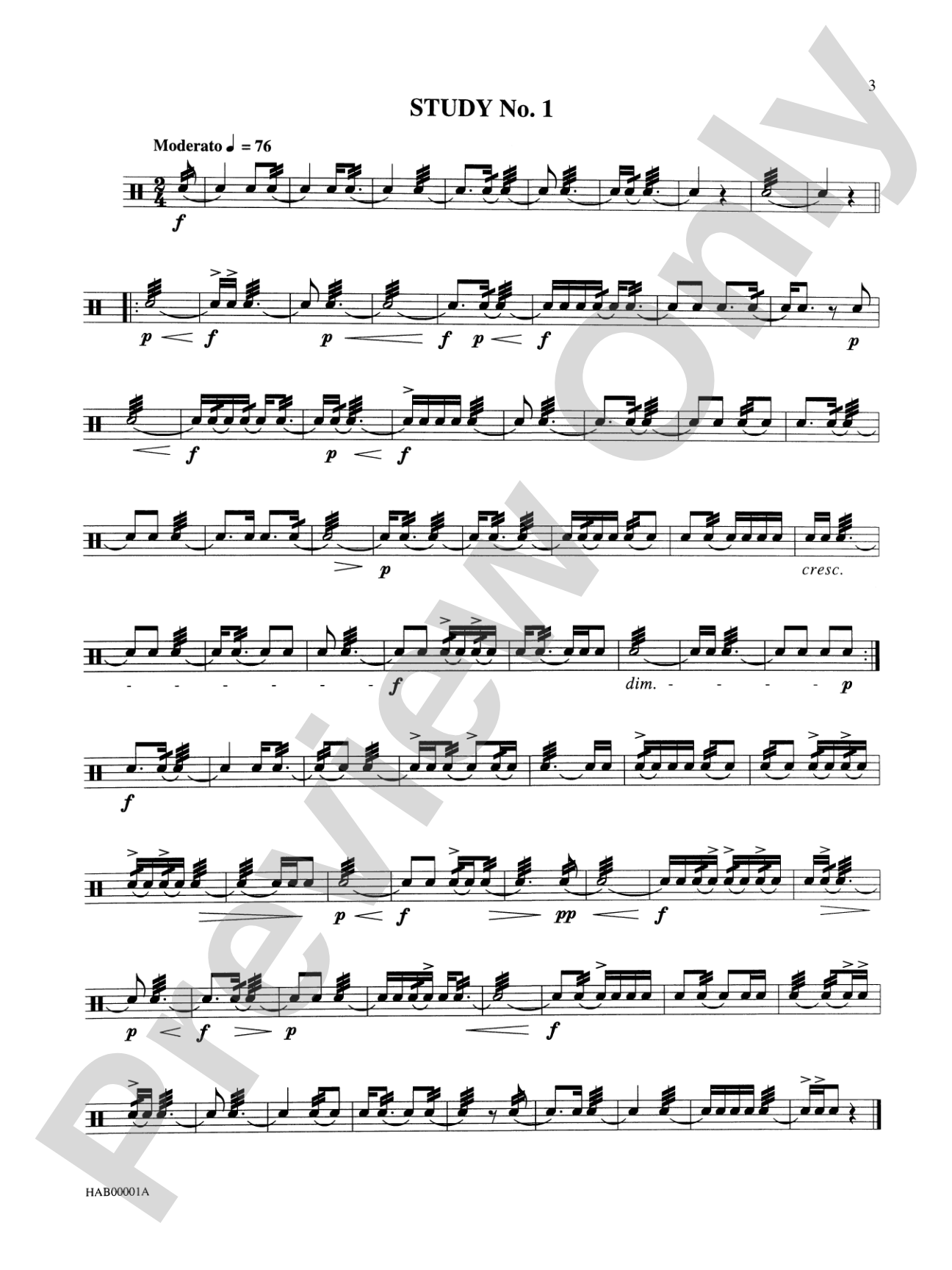 Contemporary Studies for the Snare Drum