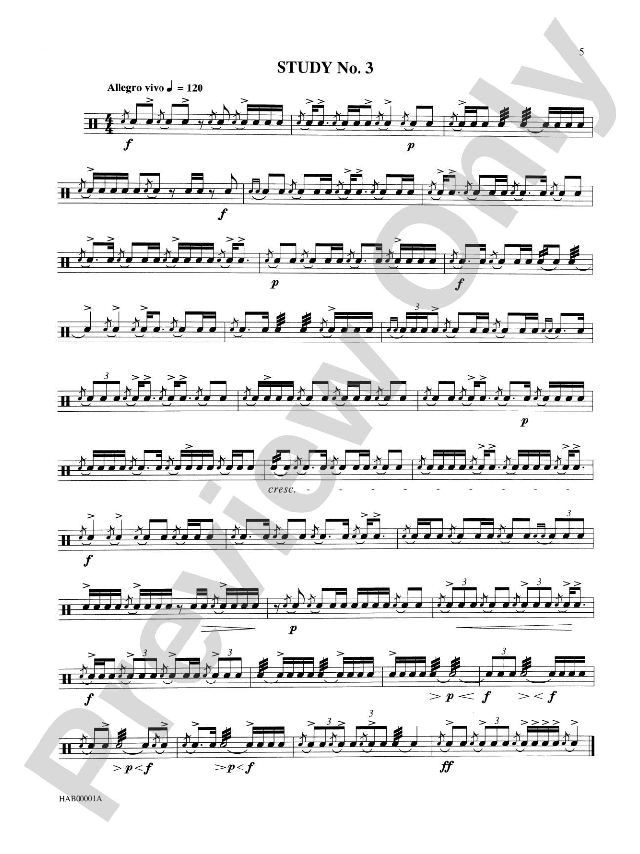 Contemporary Studies for the Snare Drum