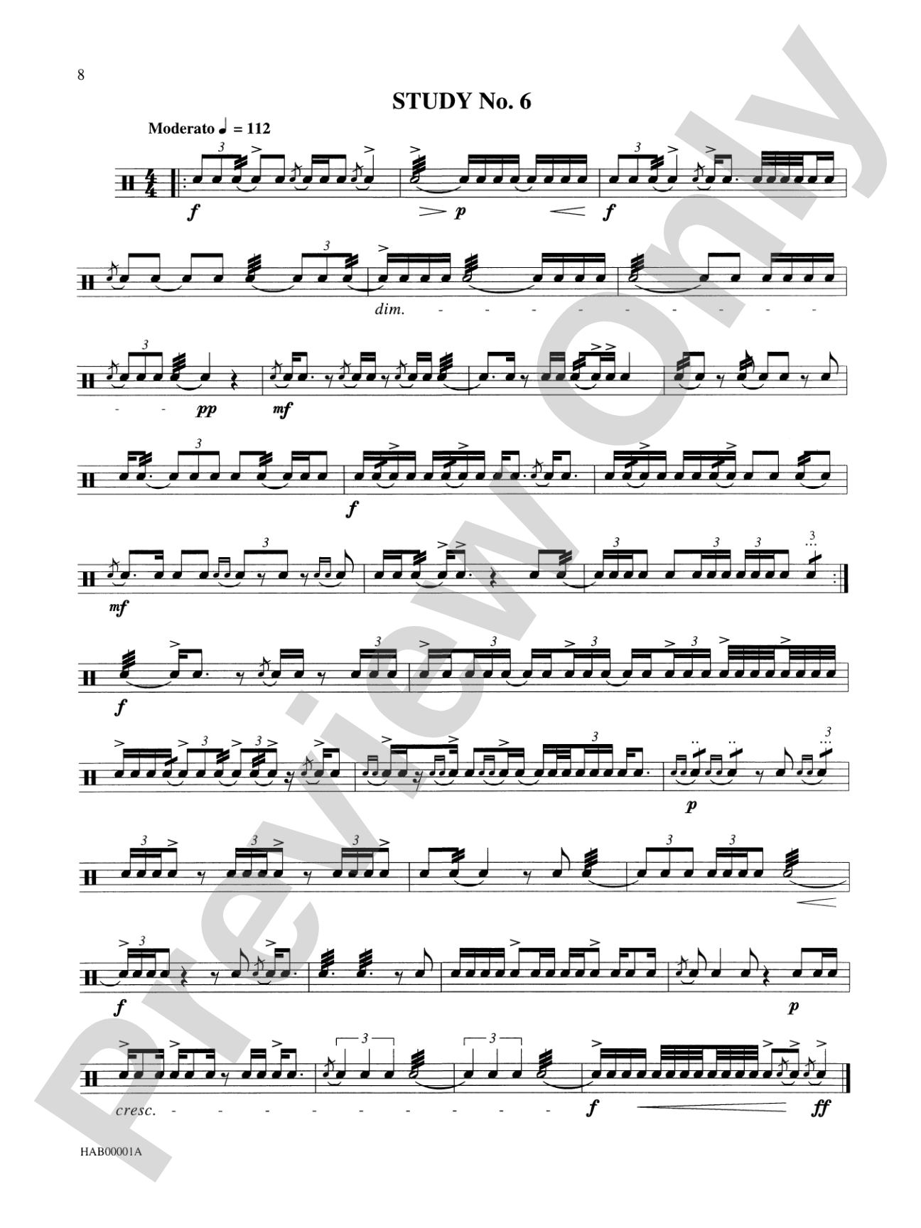 Contemporary Studies for the Snare Drum