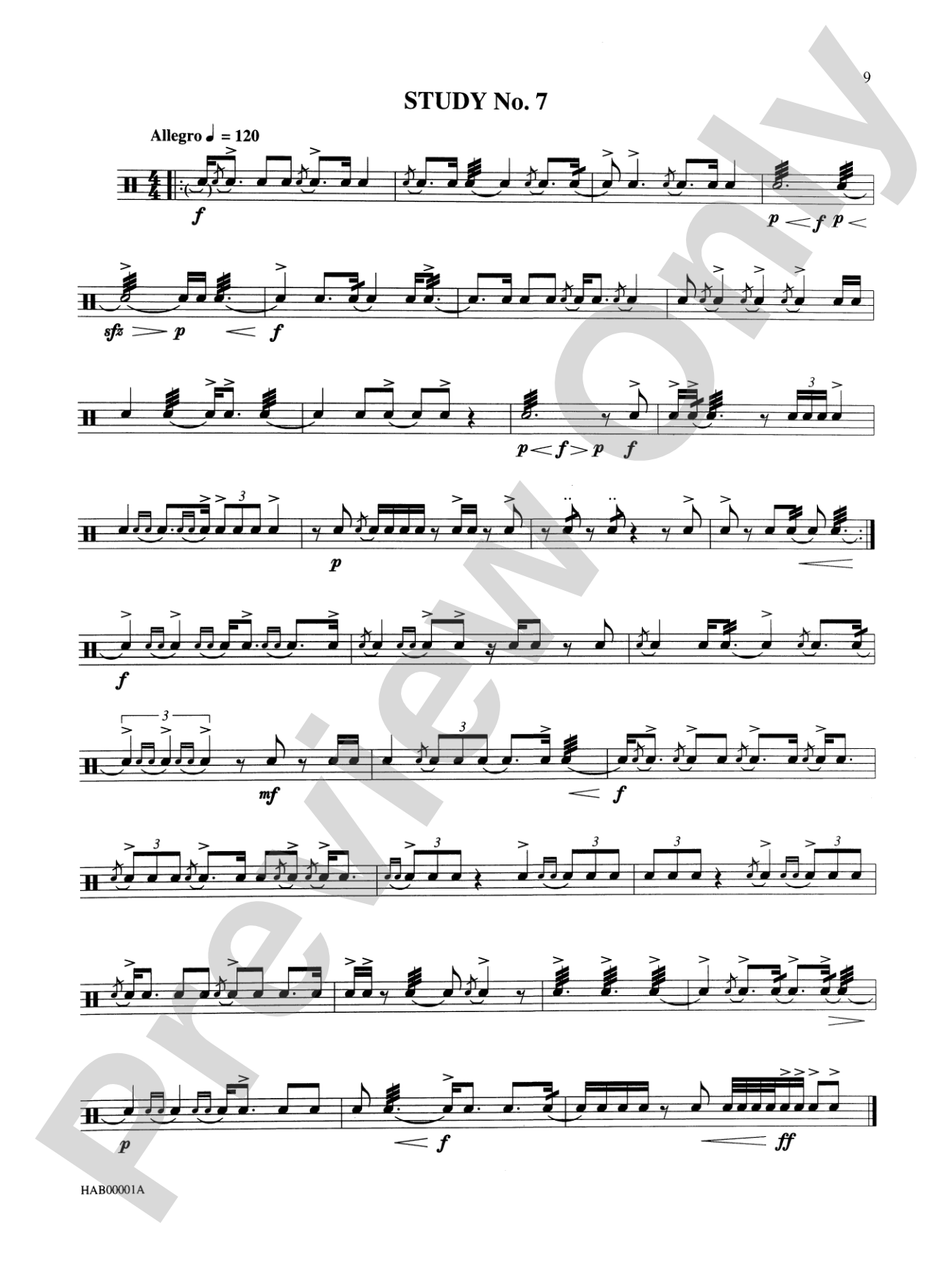 Contemporary Studies for the Snare Drum