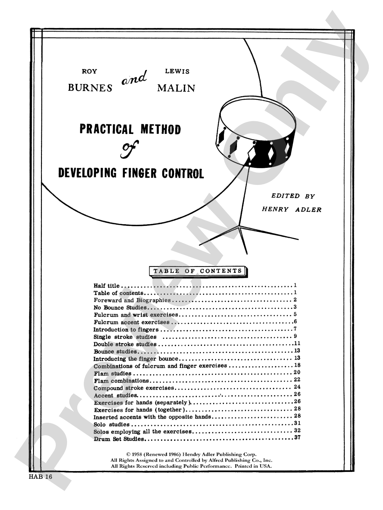 Developing Finger Control