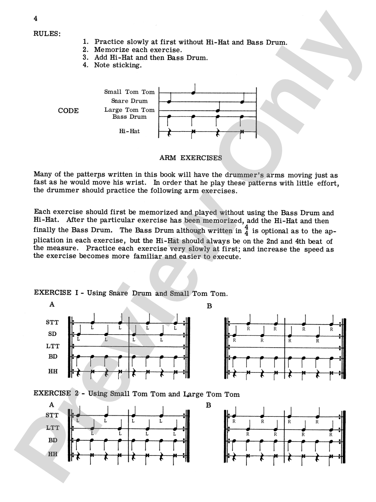 Rhythmic Patterns: Full Drum Set Studies for the Modern Drummer