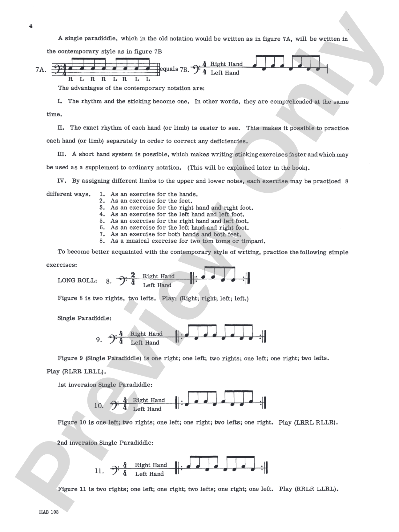 Accent on Accents, Book 1: Modern Snare Drum Studies Written with Contemporary Notations Conceived for the Concert and Jazz Drummer