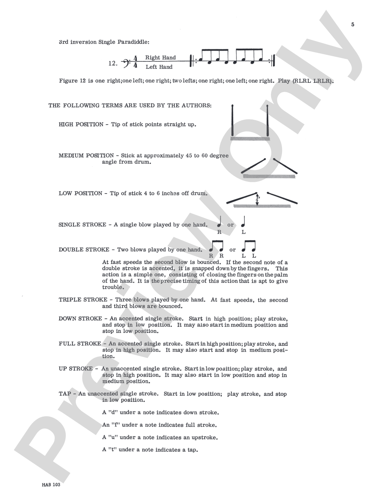 Accent on Accents, Book 1: Modern Snare Drum Studies Written with Contemporary Notations Conceived for the Concert and Jazz Drummer