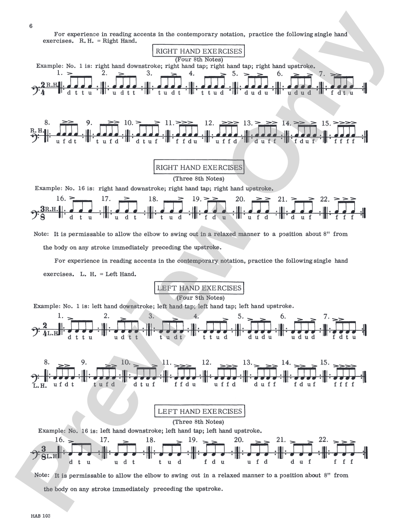 Accent on Accents, Book 1: Modern Snare Drum Studies Written with Contemporary Notations Conceived for the Concert and Jazz Drummer