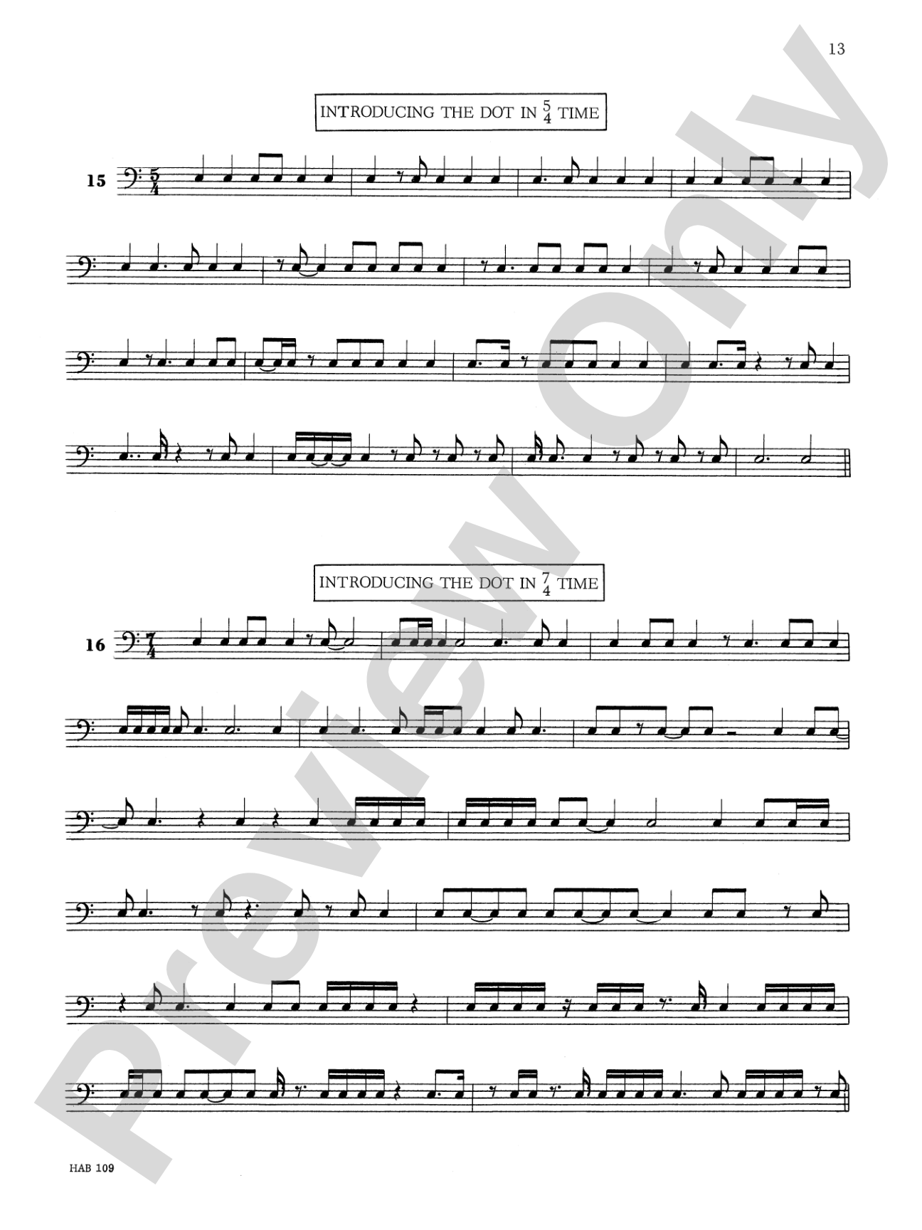 Odd Time Reading Text: For All Instruments