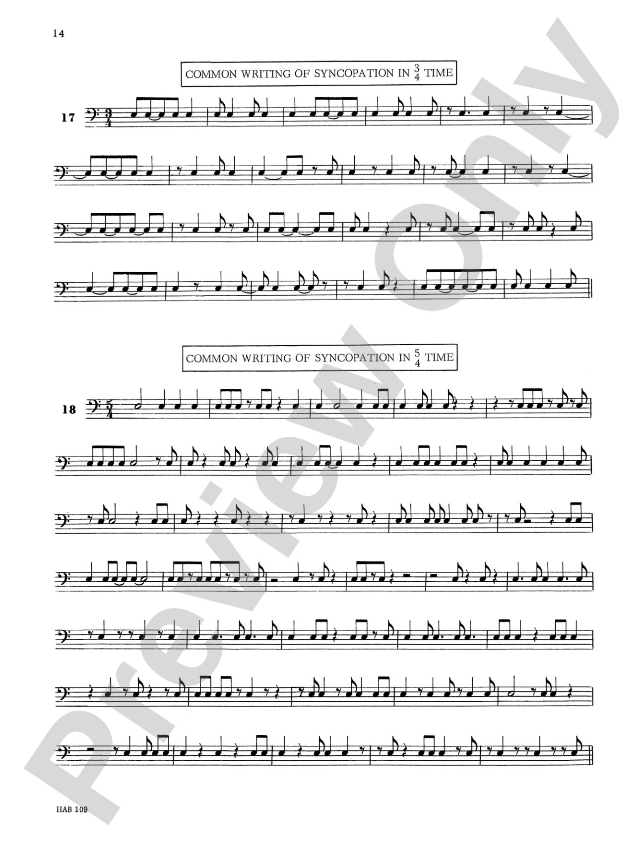 Odd Time Reading Text: For All Instruments