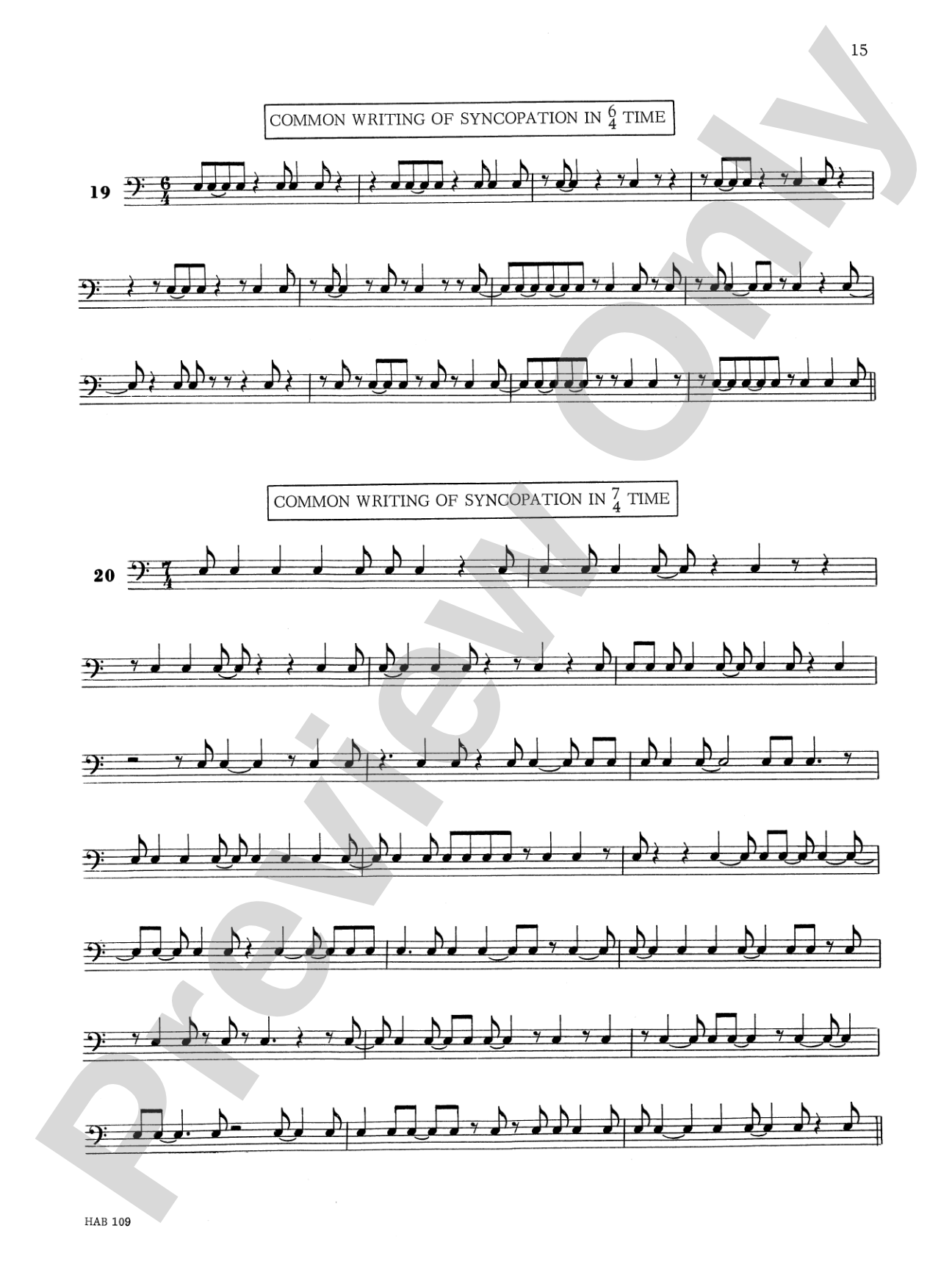 Odd Time Reading Text: For All Instruments