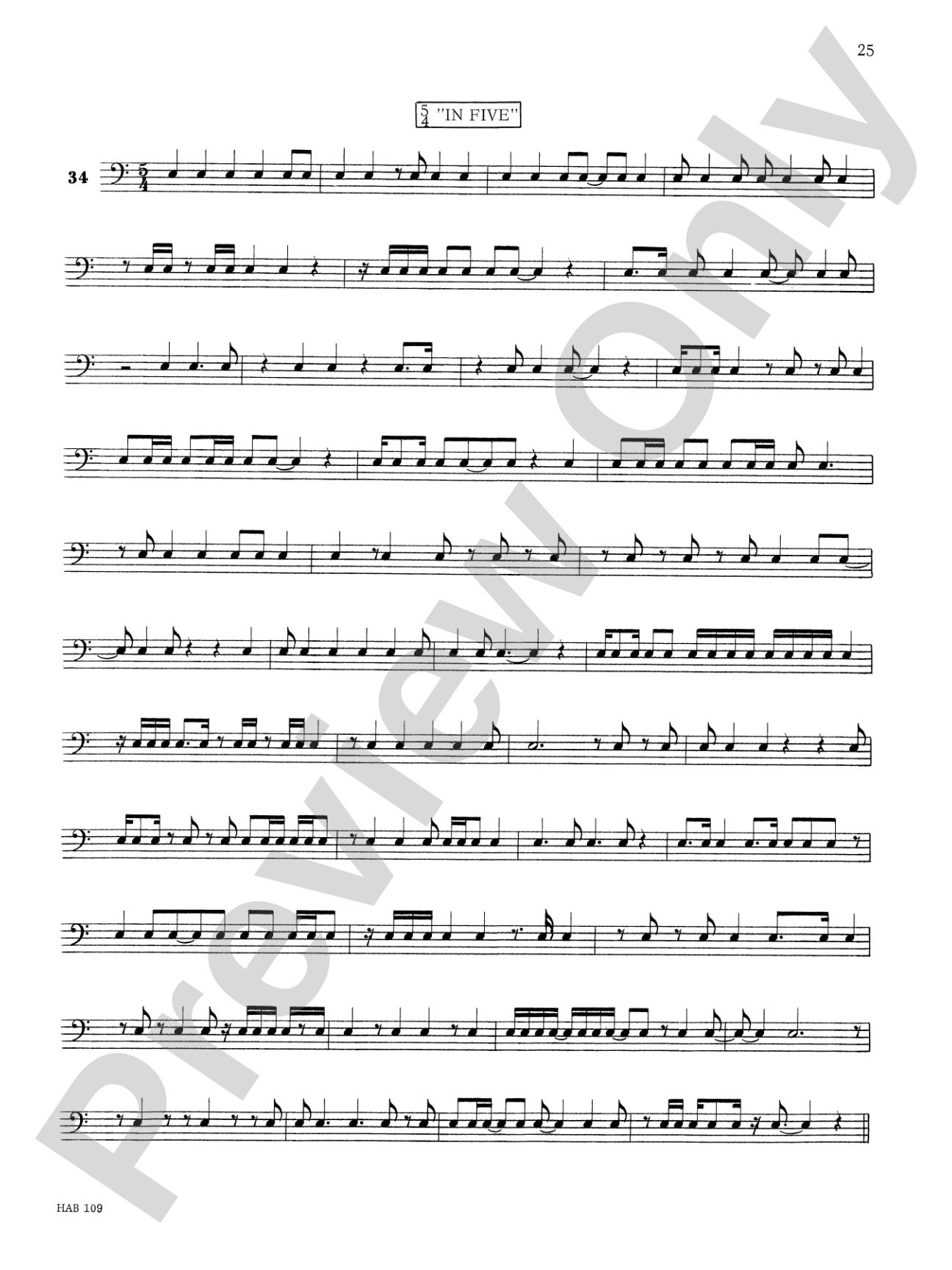 Odd Time Reading Text: For All Instruments