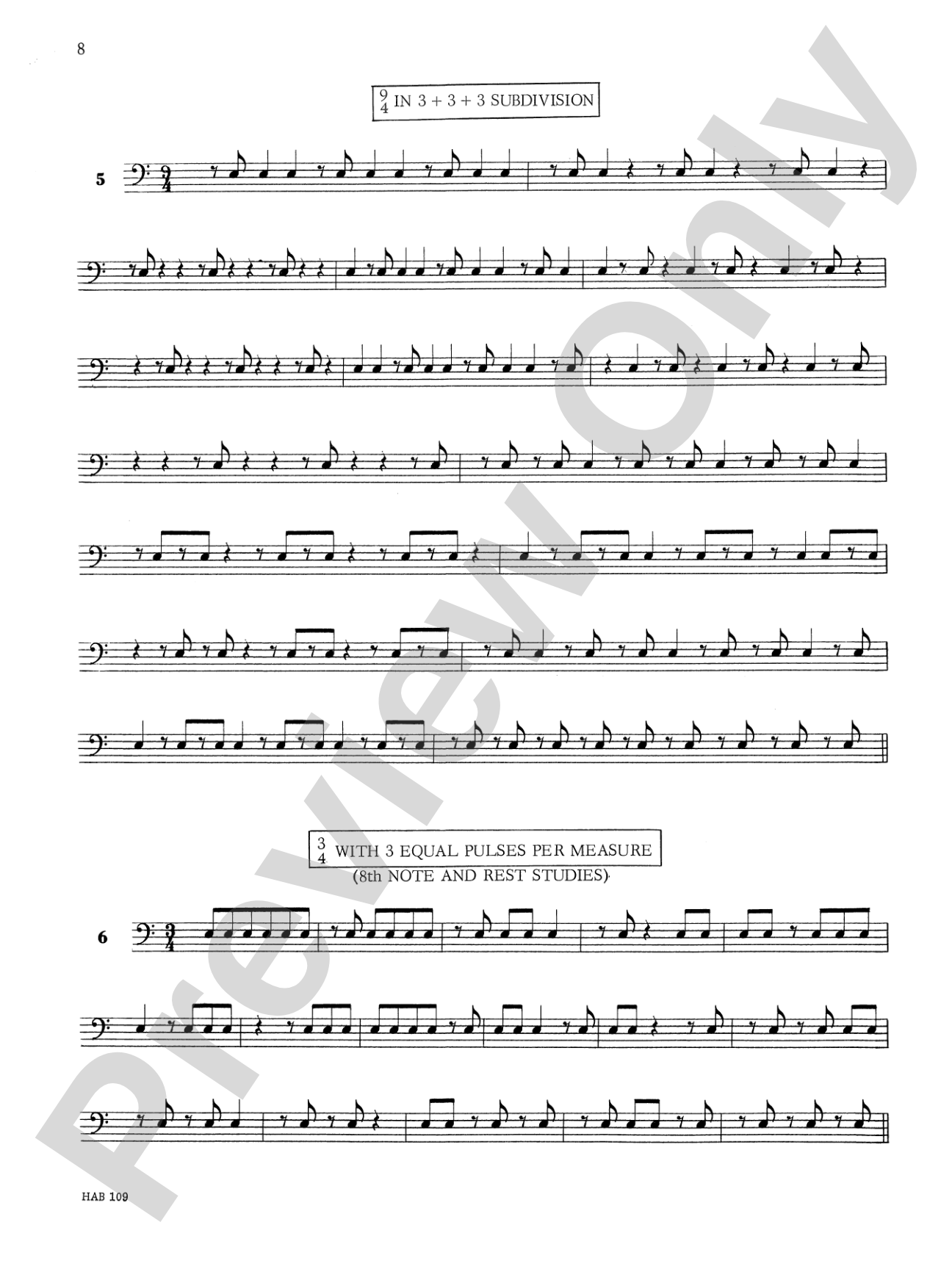 Odd Time Reading Text: For All Instruments