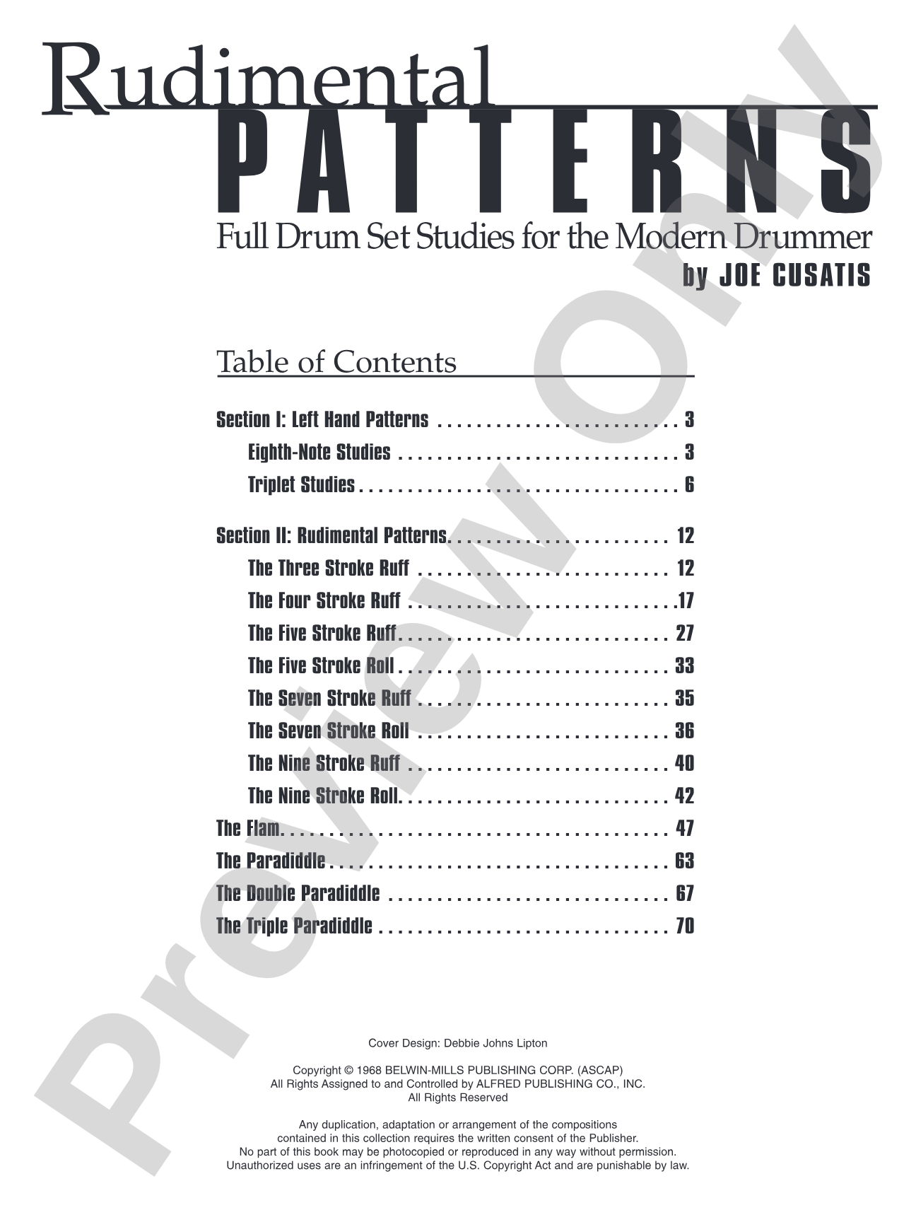 Rudimental Patterns: Full Drum Set Studies for the Modern Drummer