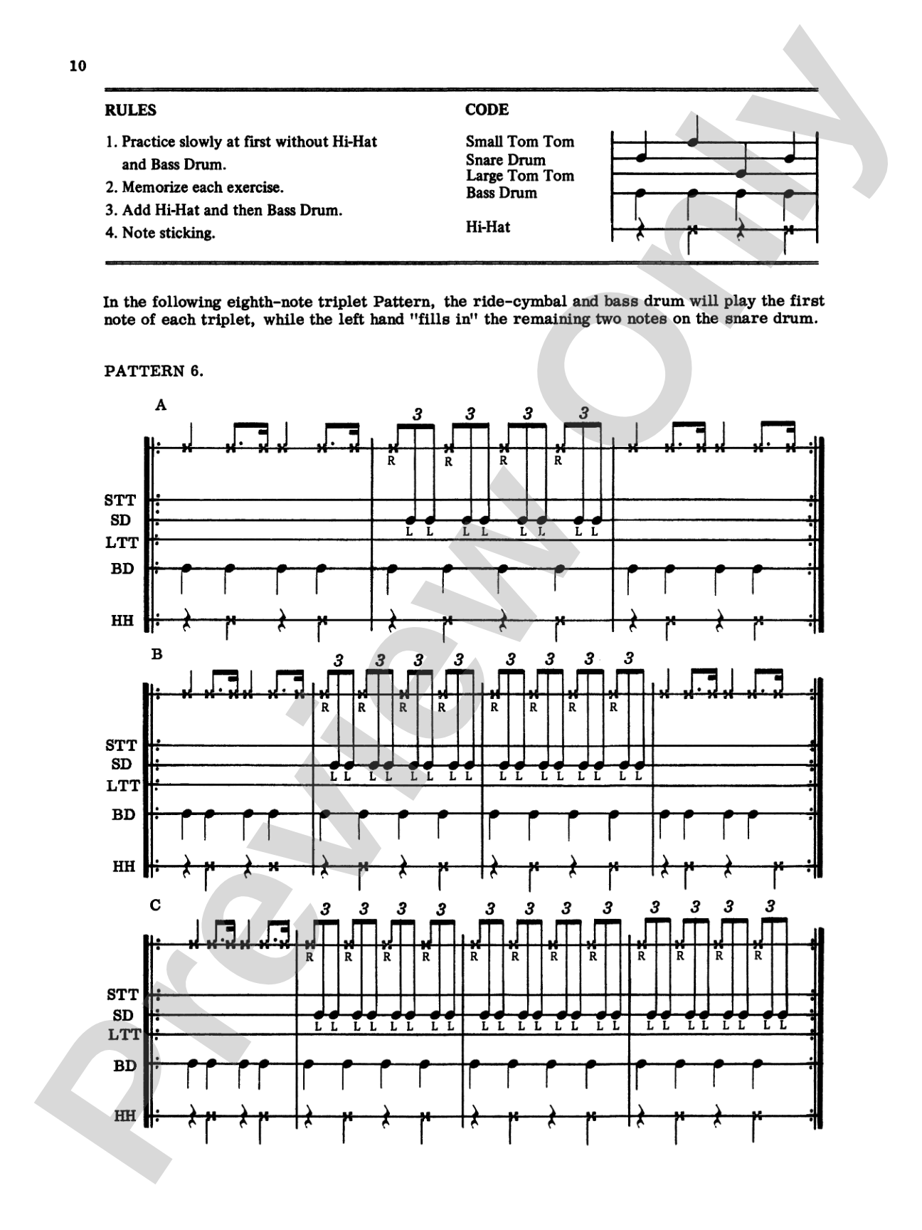 Rudimental Patterns: Full Drum Set Studies for the Modern Drummer