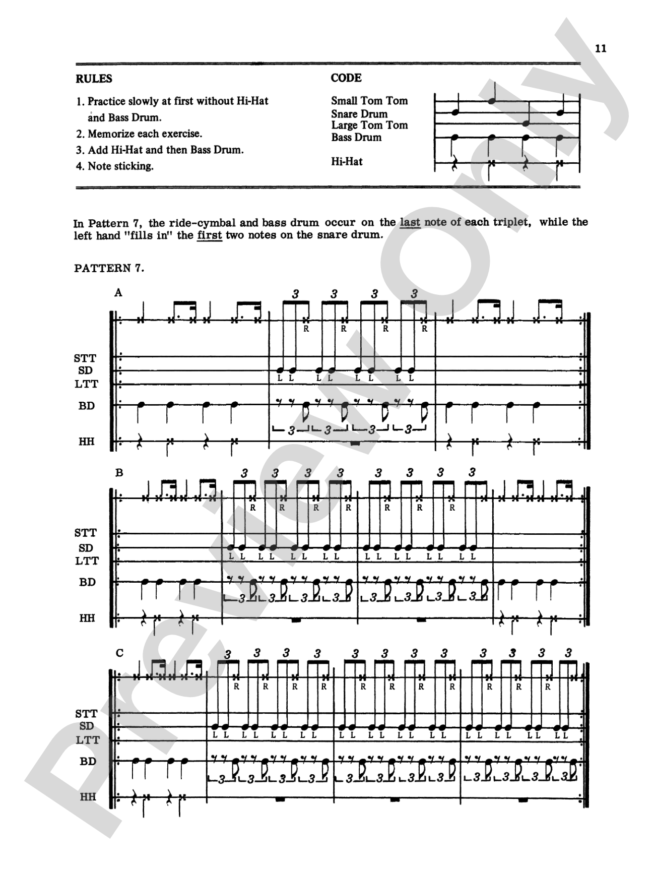 Rudimental Patterns: Full Drum Set Studies for the Modern Drummer