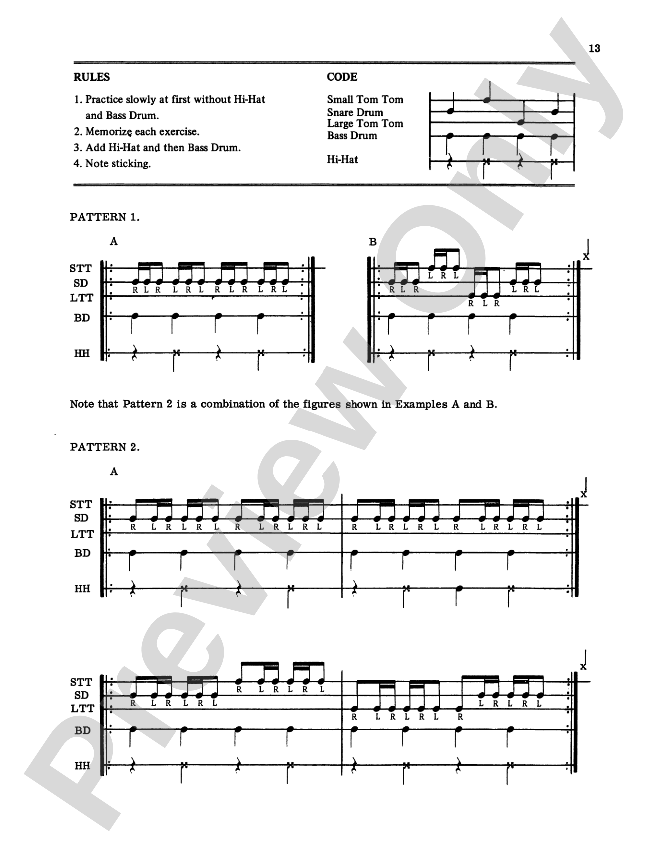Rudimental Patterns: Full Drum Set Studies for the Modern Drummer