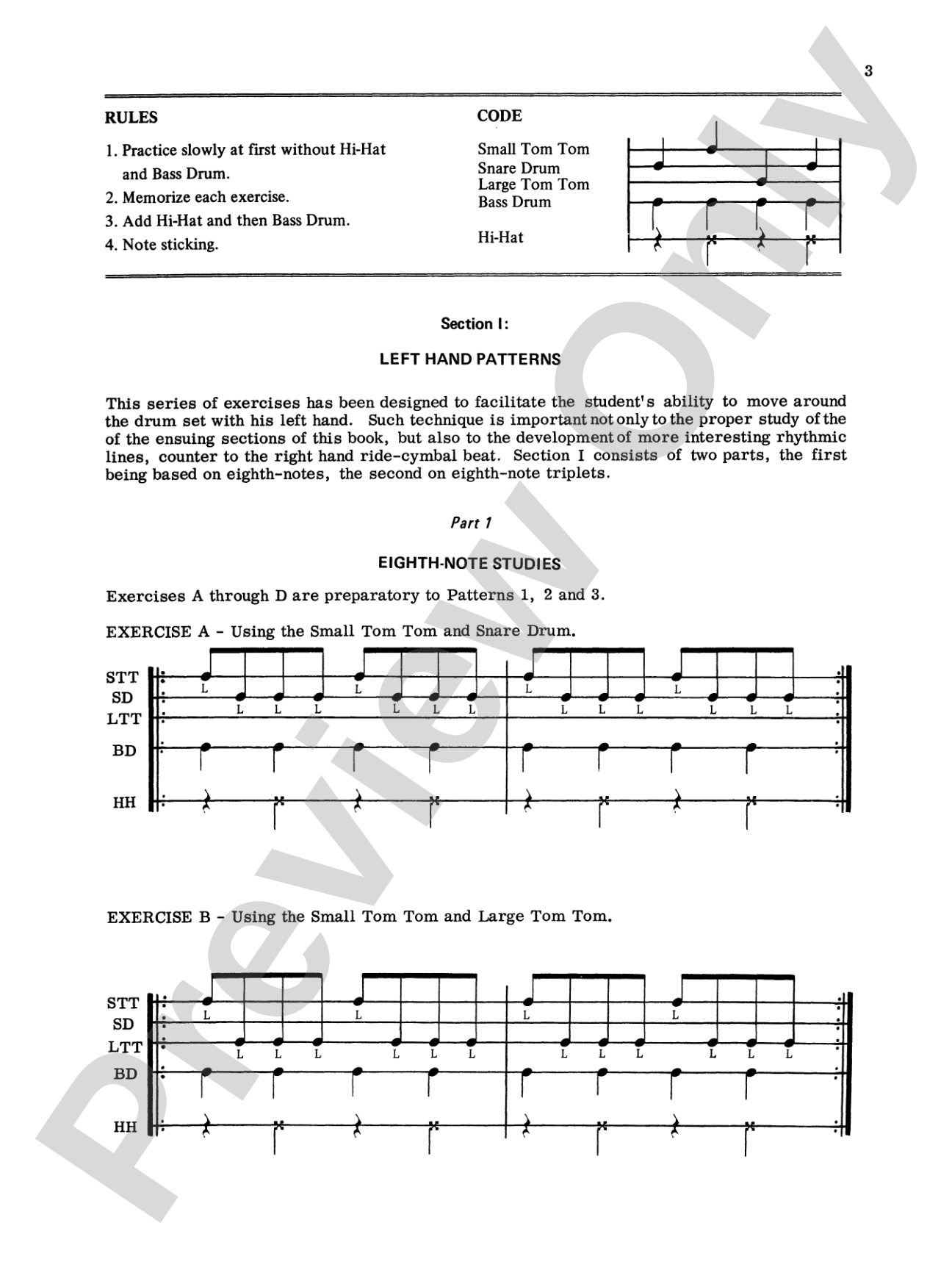 Rudimental Patterns: Full Drum Set Studies for the Modern Drummer