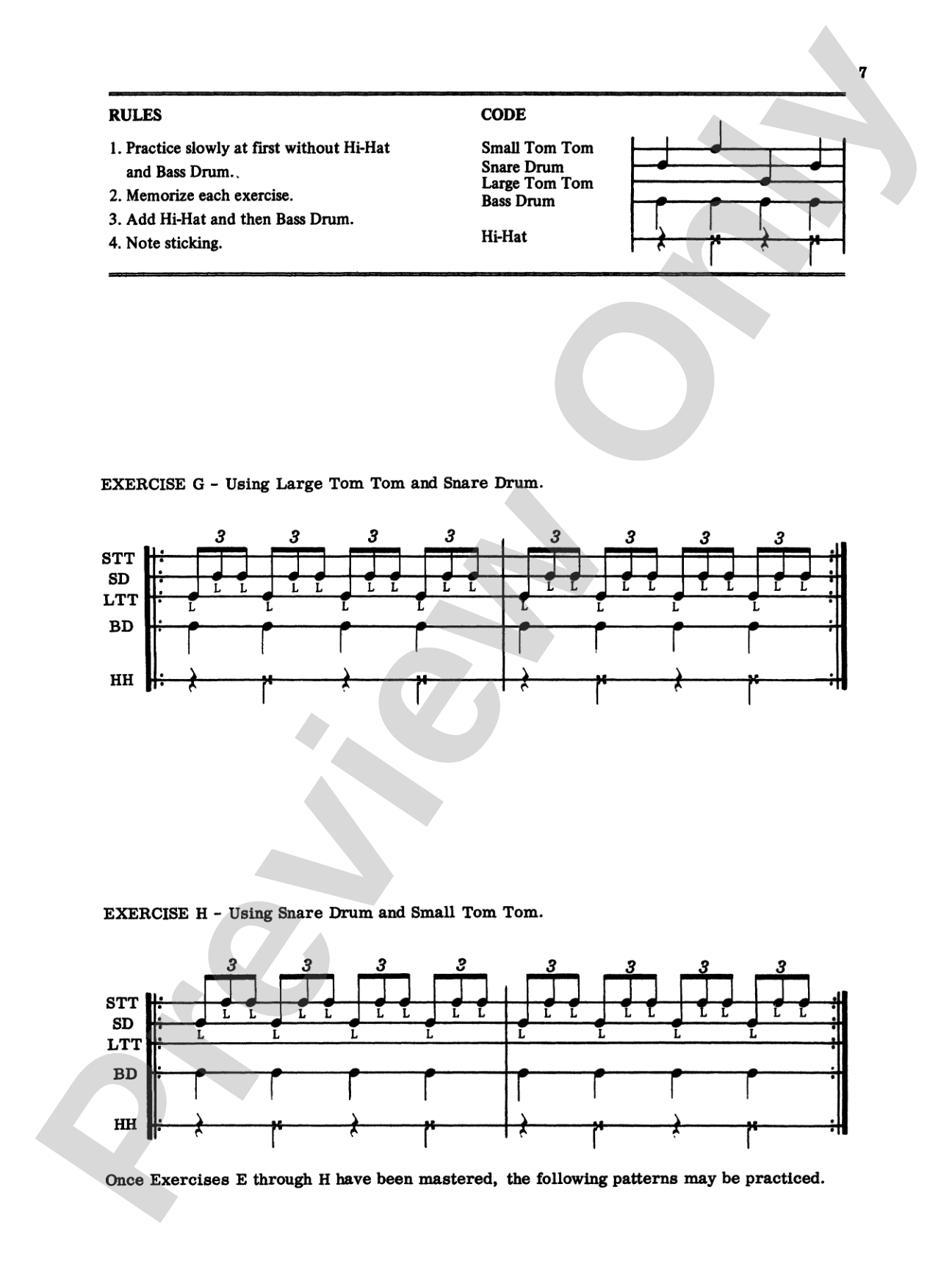 Rudimental Patterns: Full Drum Set Studies for the Modern Drummer
