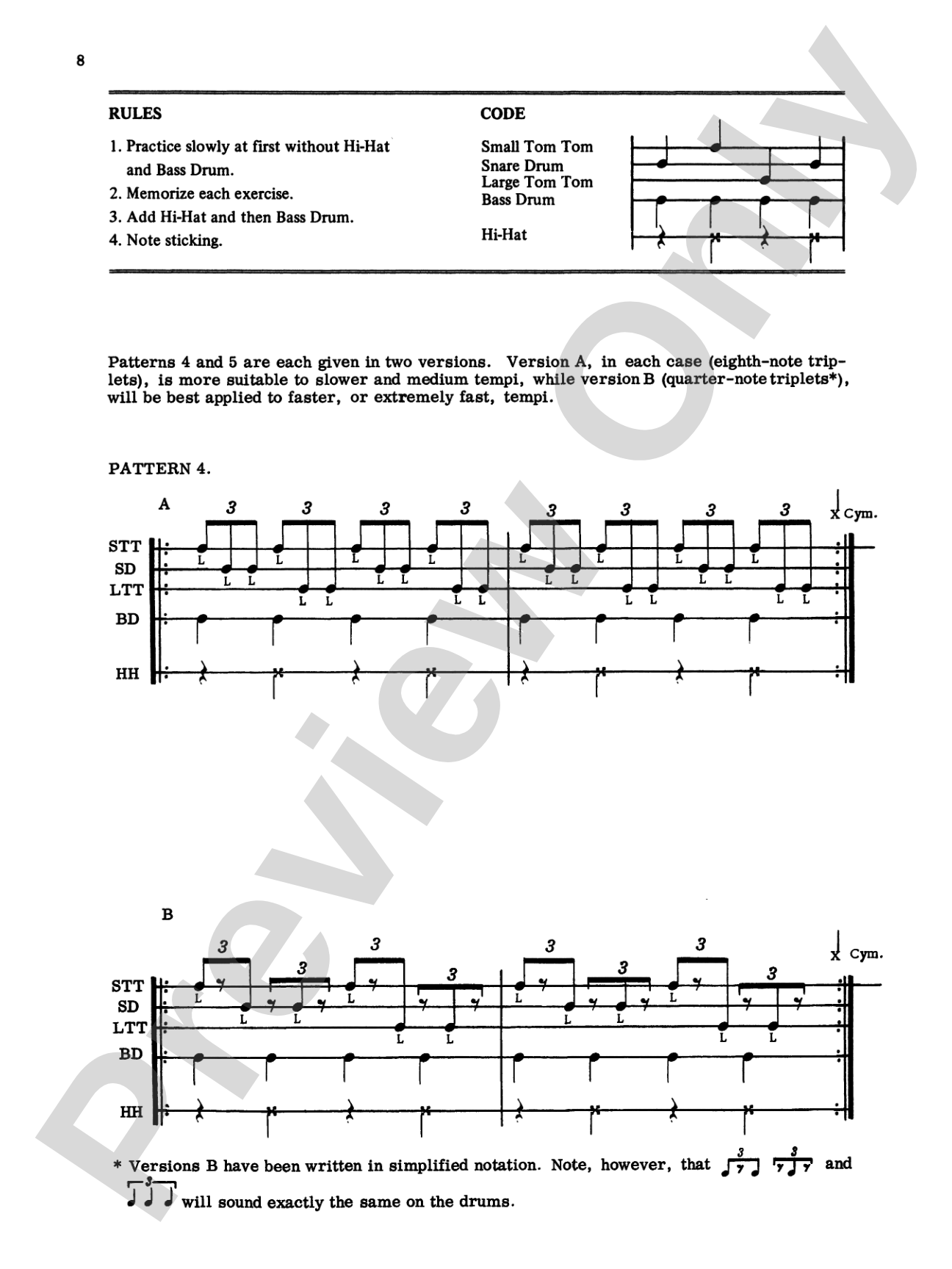 Rudimental Patterns: Full Drum Set Studies for the Modern Drummer