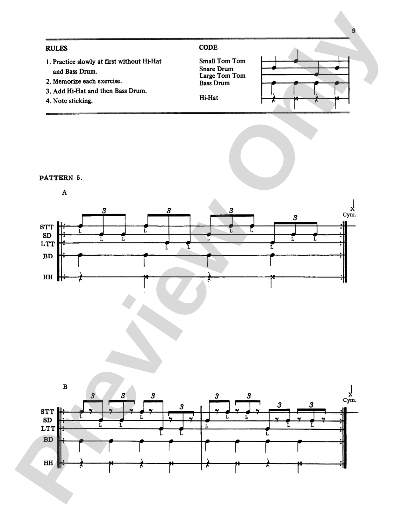 Rudimental Patterns: Full Drum Set Studies for the Modern Drummer