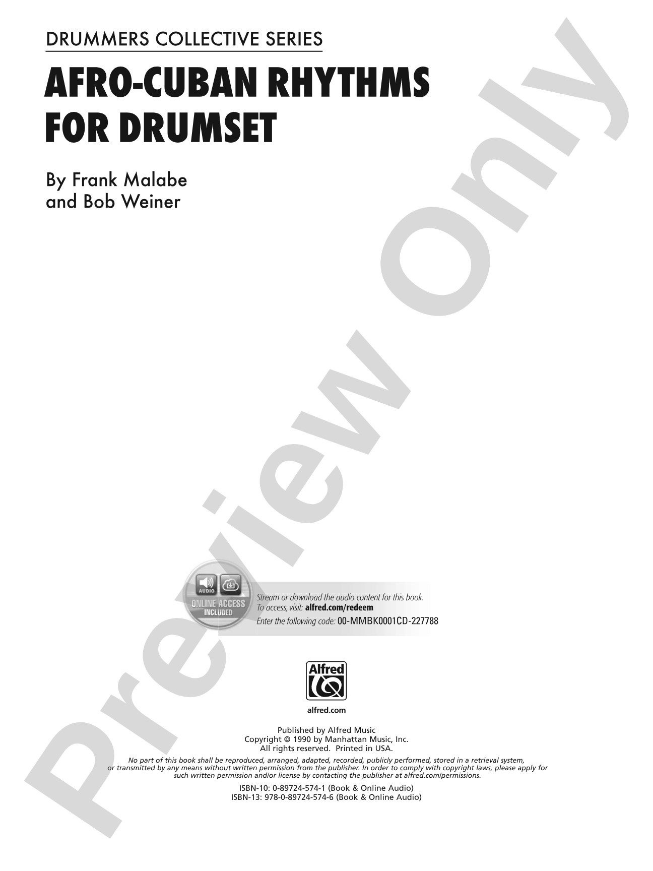 Afro-Cuban Rhythms for Drumset
