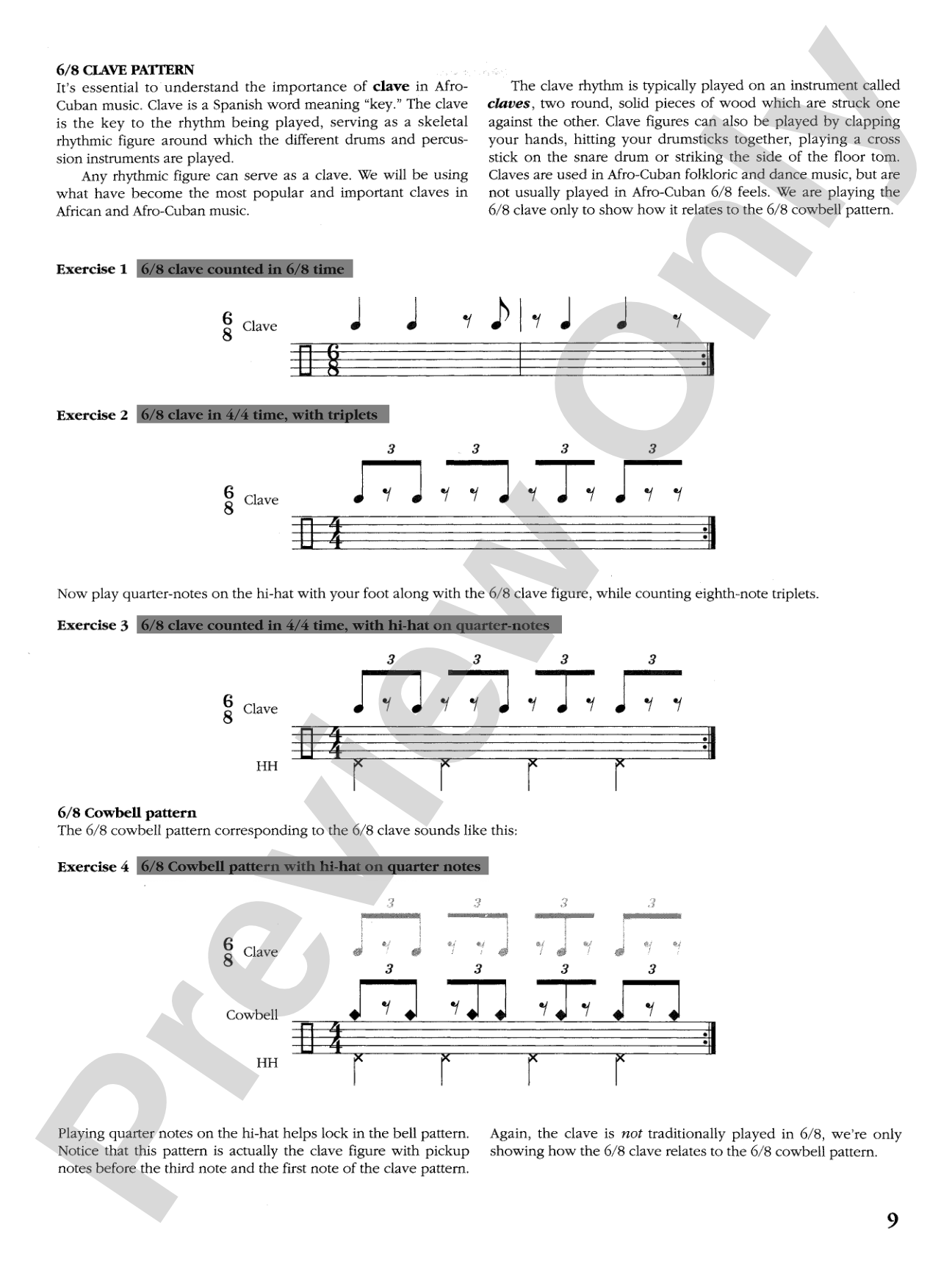 Afro-Cuban Rhythms for Drumset